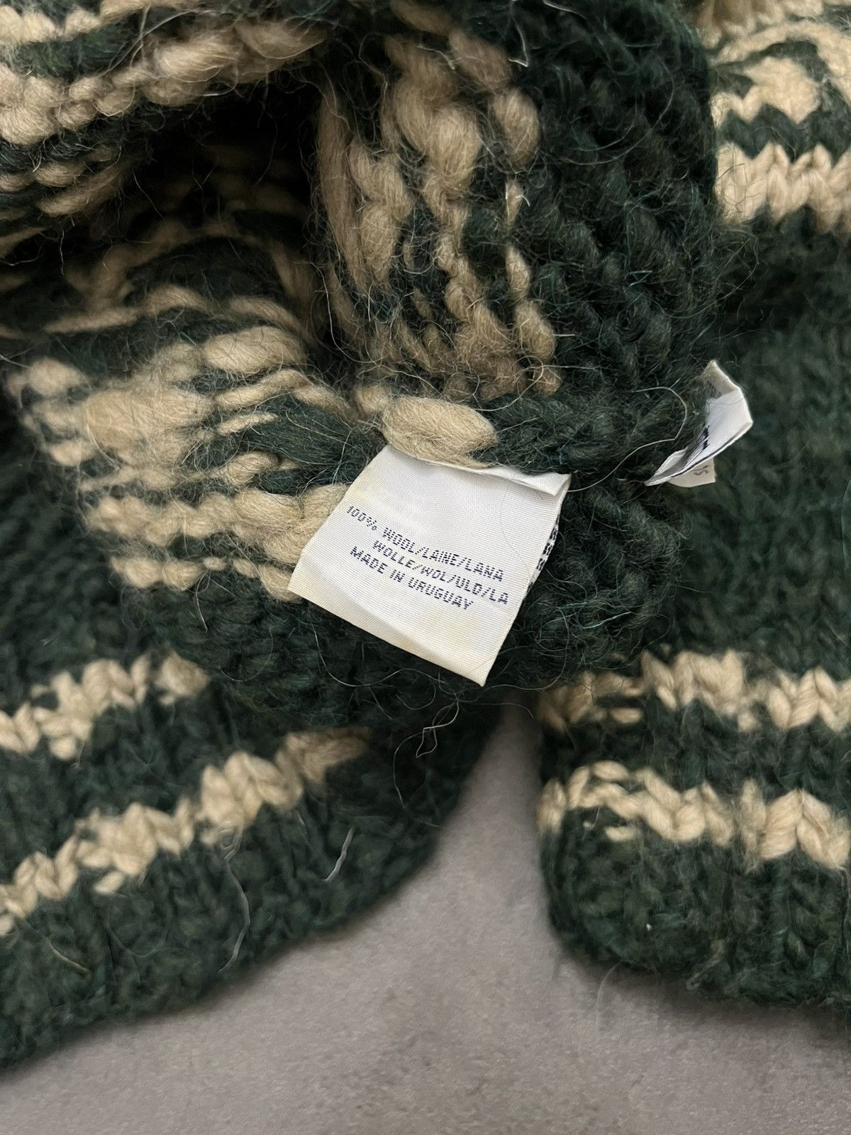 Polo Ralph Lauren Vintage 90s polo ralph lauren hand knit sweater 100% wool Size US L / EU 52-54 / 3 - 7 Thumbnail