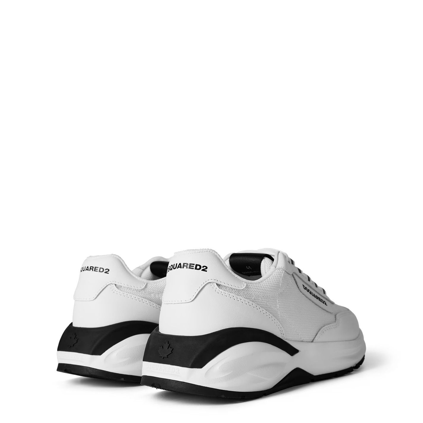 Dsquared2 o1g2r1mq0426 Leather Dash Sneakers in White Size US 10 / EU 43 - 5 Thumbnail