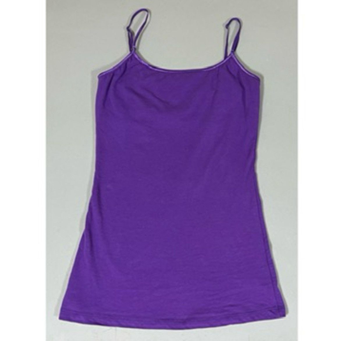 Vintage Purple Neon Shelf-Bra Cami Camisole Tank Top Shirt Size M 💜 Size M / US 6-8 / IT 42-44 - 2 Thumbnail