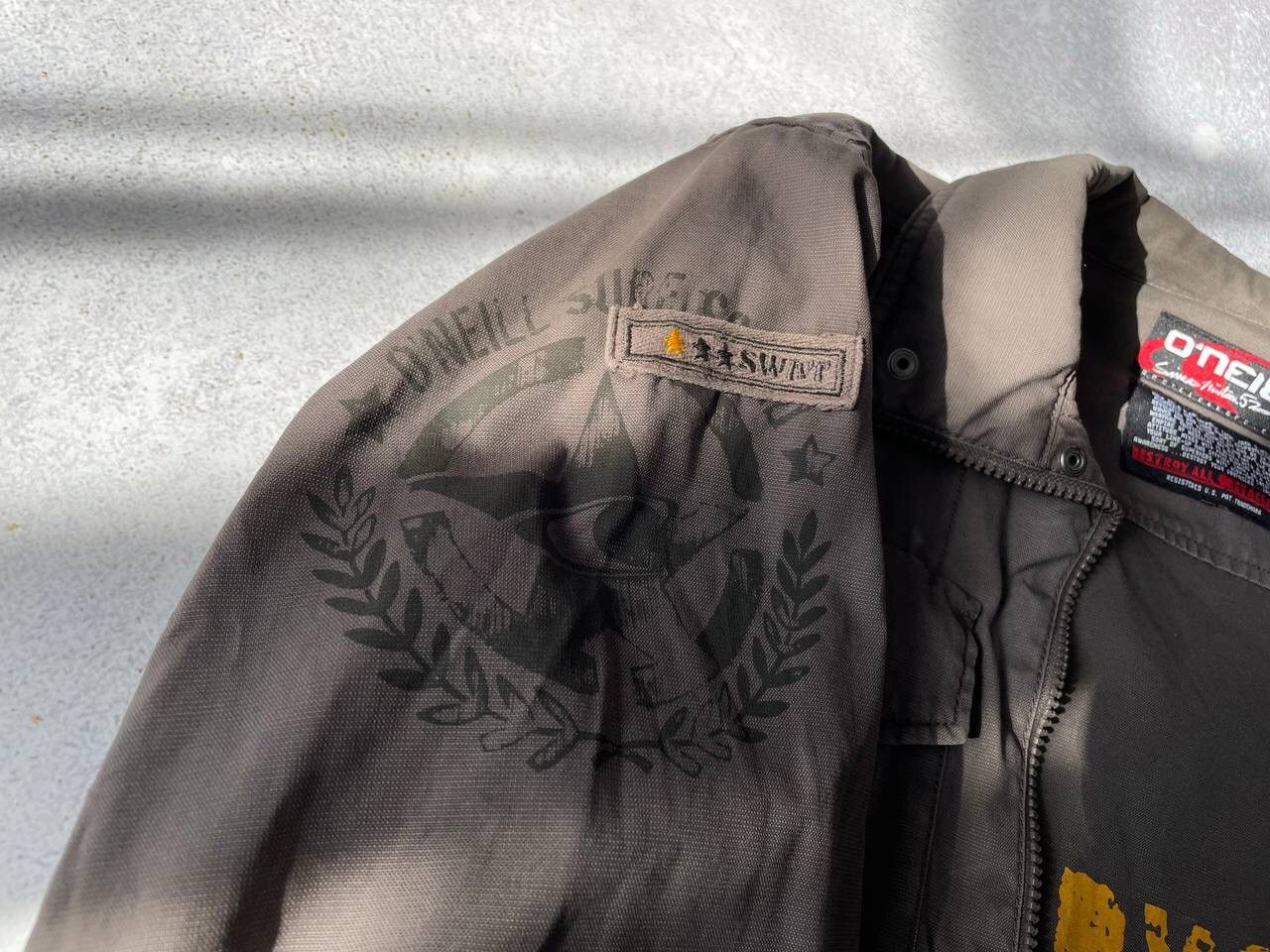 Vintage 90s O’Neill Military SWAT Light Jacket Y2K Rare Item