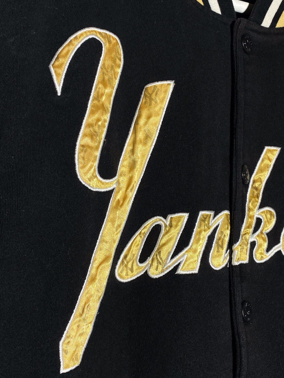 New York Yankees × Vintage Vintage 2000s New York Yankees MLB Majestic Bomber Jacket Size US S / EU 44-46 / 1 - 5 Thumbnail