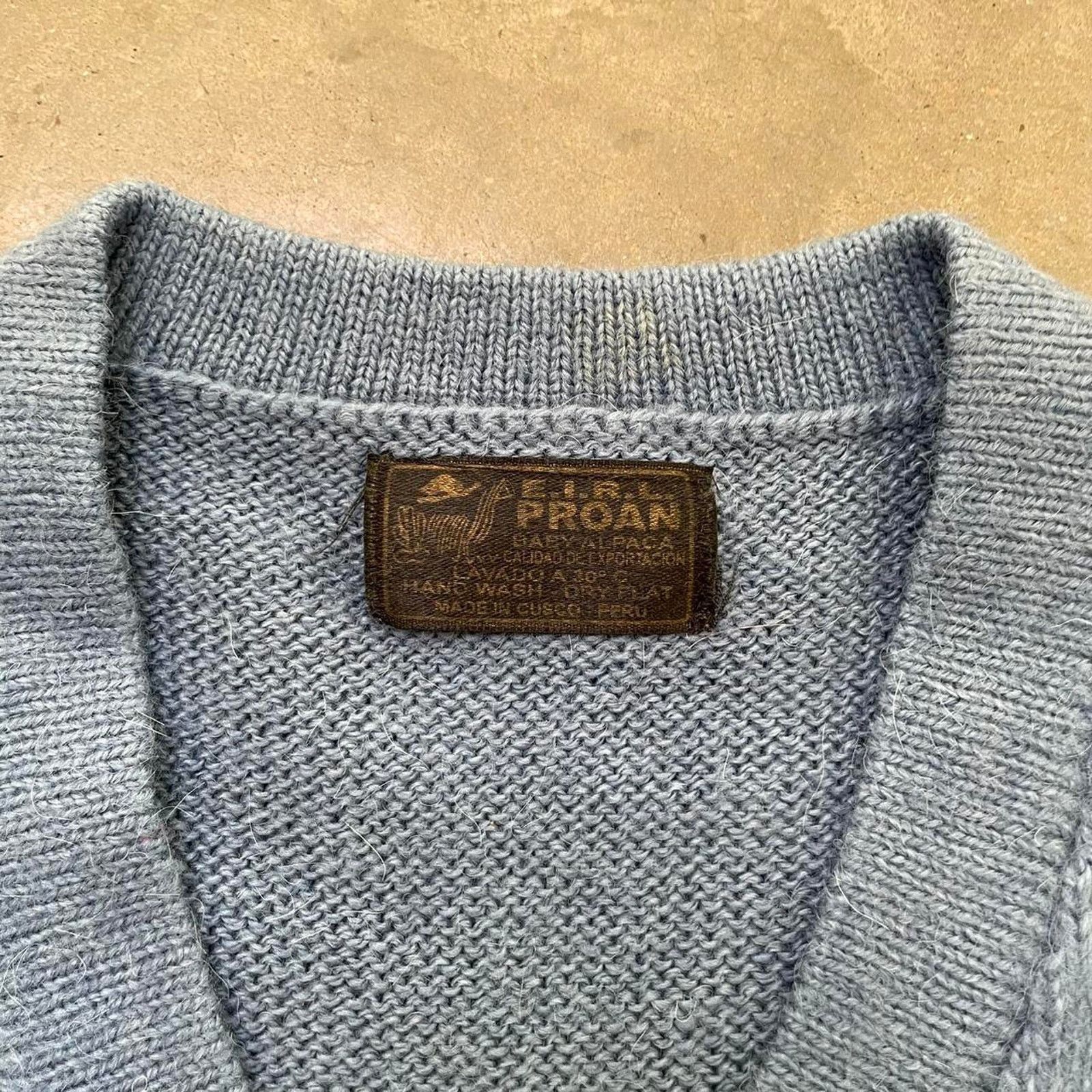 Vintage Vintage Light Blue Sweater Vest Size US M / EU 48-50 / 2 - 4 Thumbnail