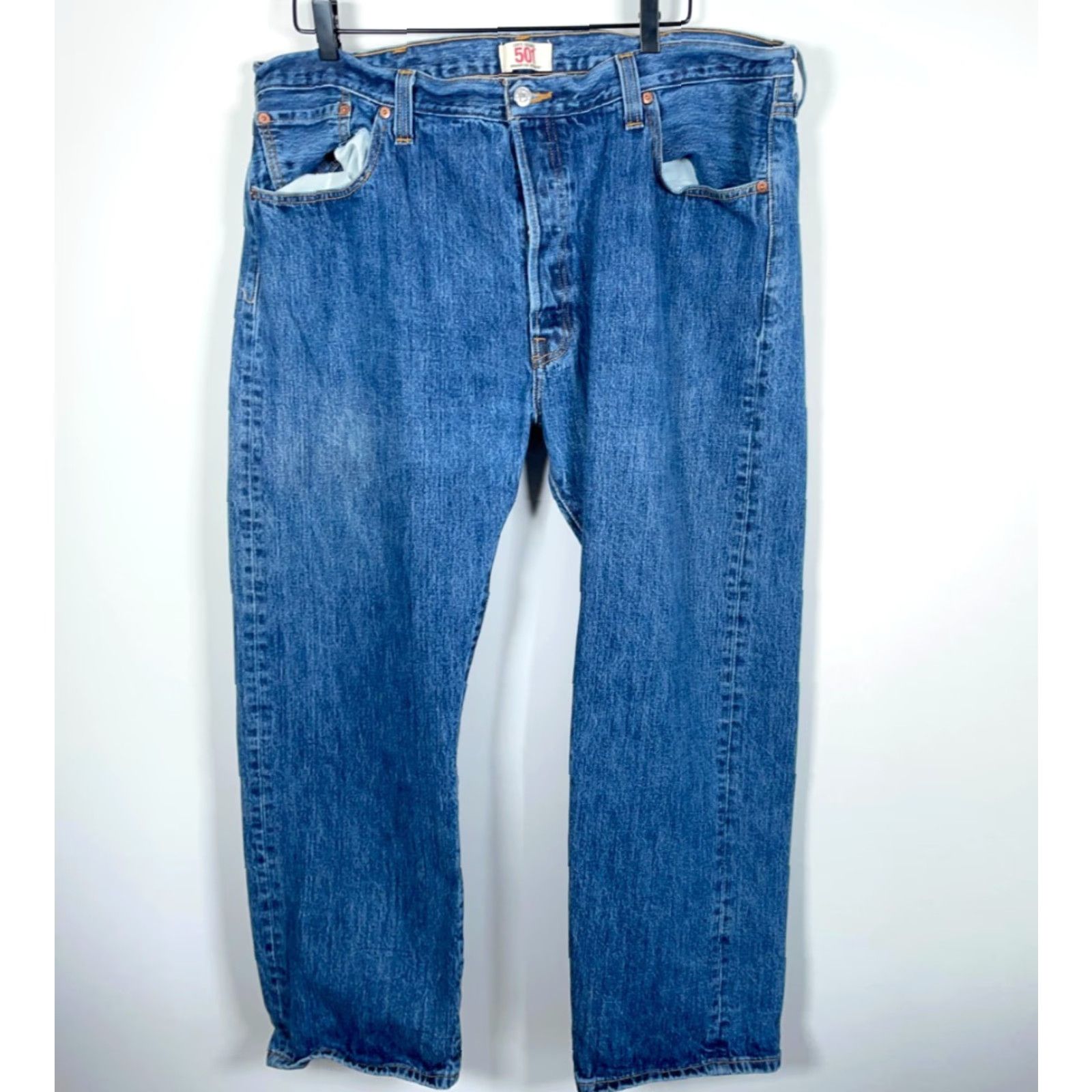 Levi's VINTAGE Levi's 501 Jeans Men 40 x 29.5 Blue Denim 2010 Straight Leg 5-Pocket Design Men Size US 40 / EU 56 - 2 Thumbnail