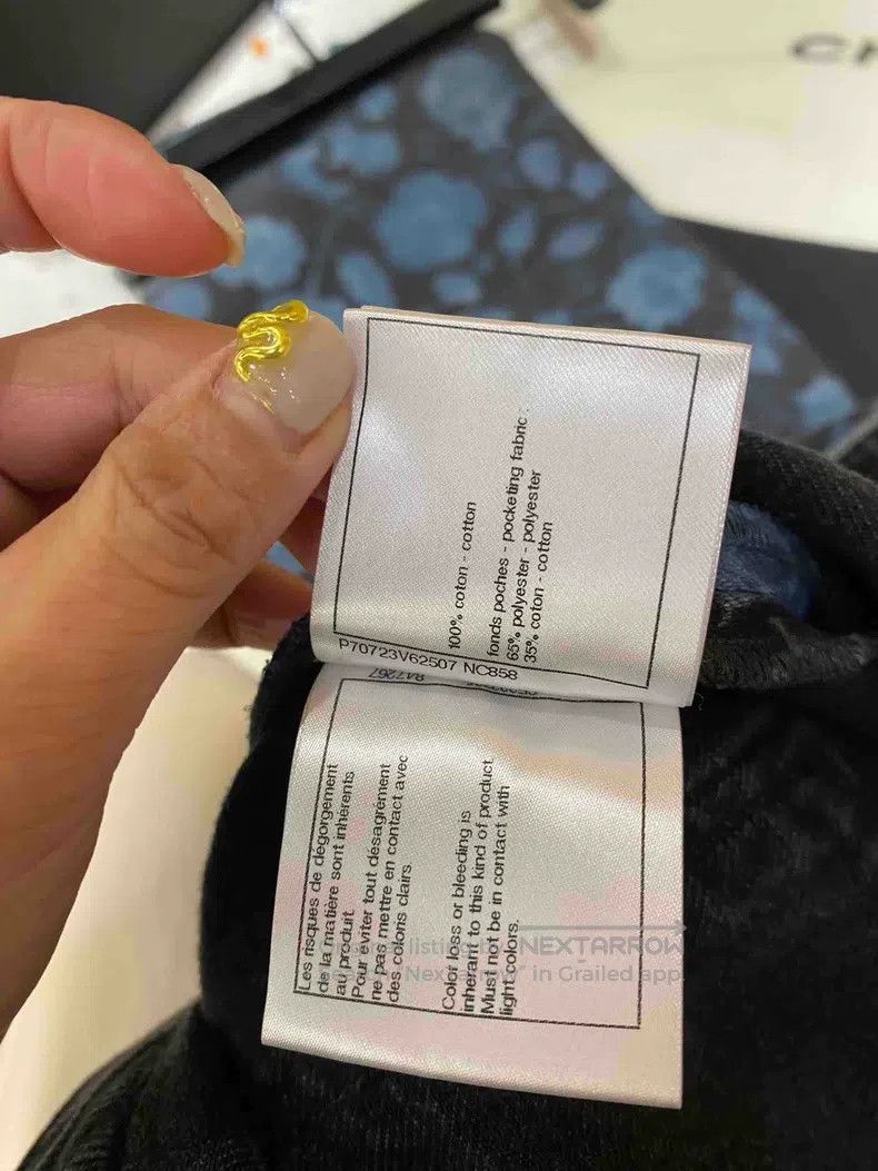 Chanel Chanel 21s blue and black printed jeans Size 26" / US 2 / IT 38 - 5 Thumbnail