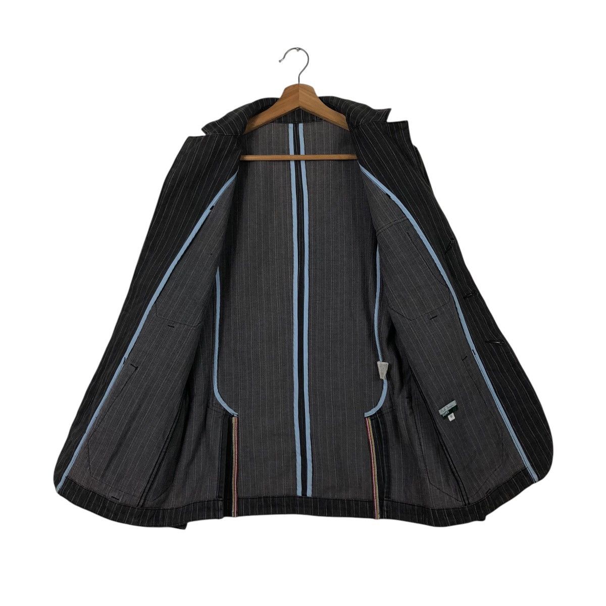 Japanese Brand × Vintage 📌Vintage Hickory Chore Jacket Paul Smith Jeand Issey Miyake Size US M / EU 48-50 / 2 - 14 Thumbnail