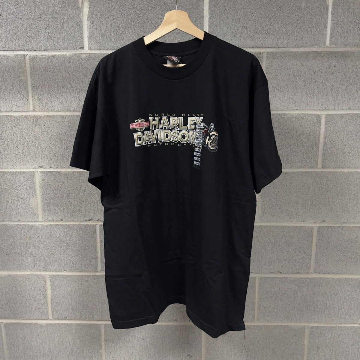 Harley Davidson Vintage Harley Davidson Made in USA Logo Shirt Biker WCC Size US XL / EU 56 / 4 - 1 Thumbnail