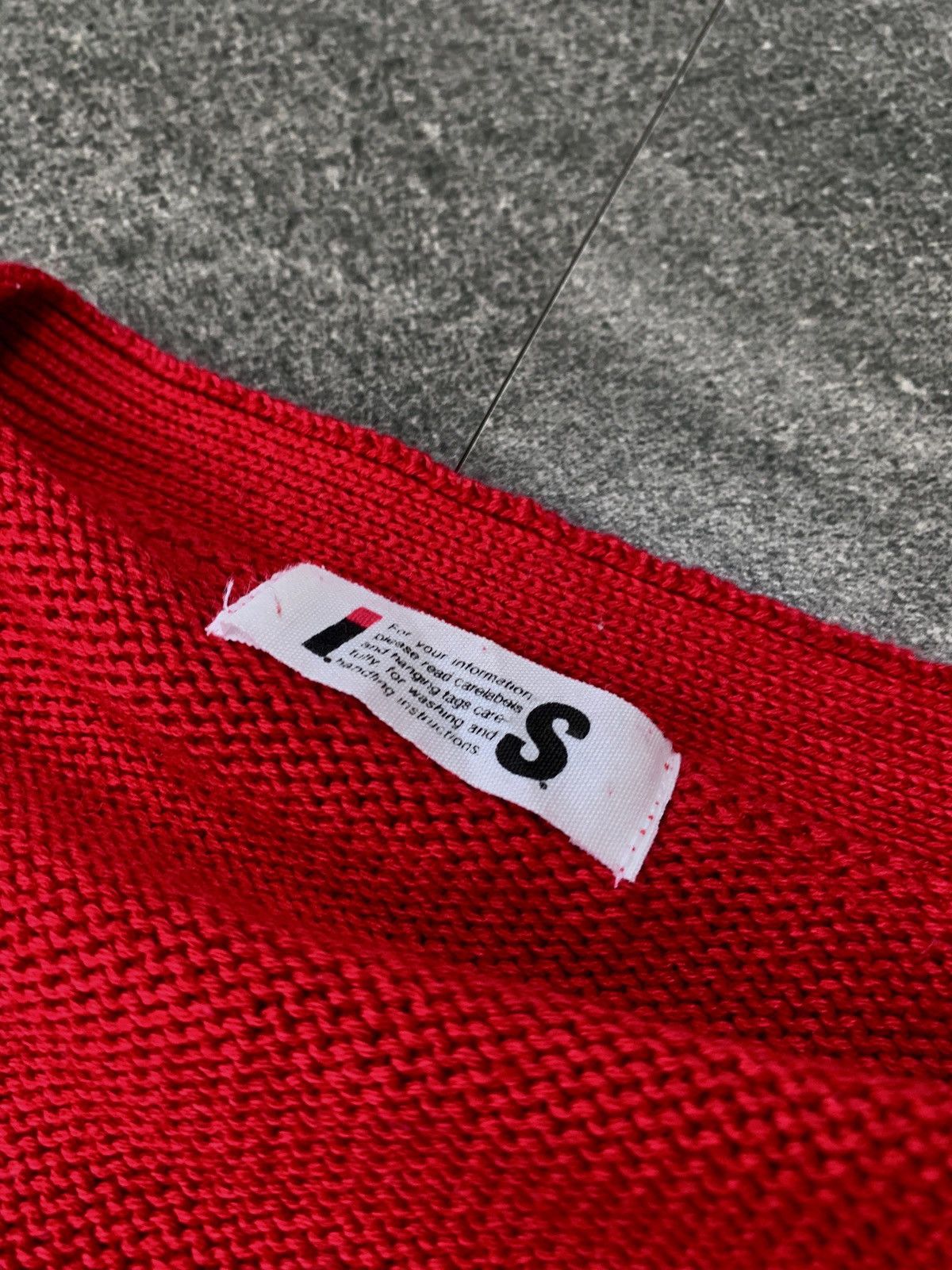 Issey Miyake FREE TAX! IS Team Patched Cardigan Knit Jacket - Medium Size US M / EU 48-50 / 2 - 7 Thumbnail