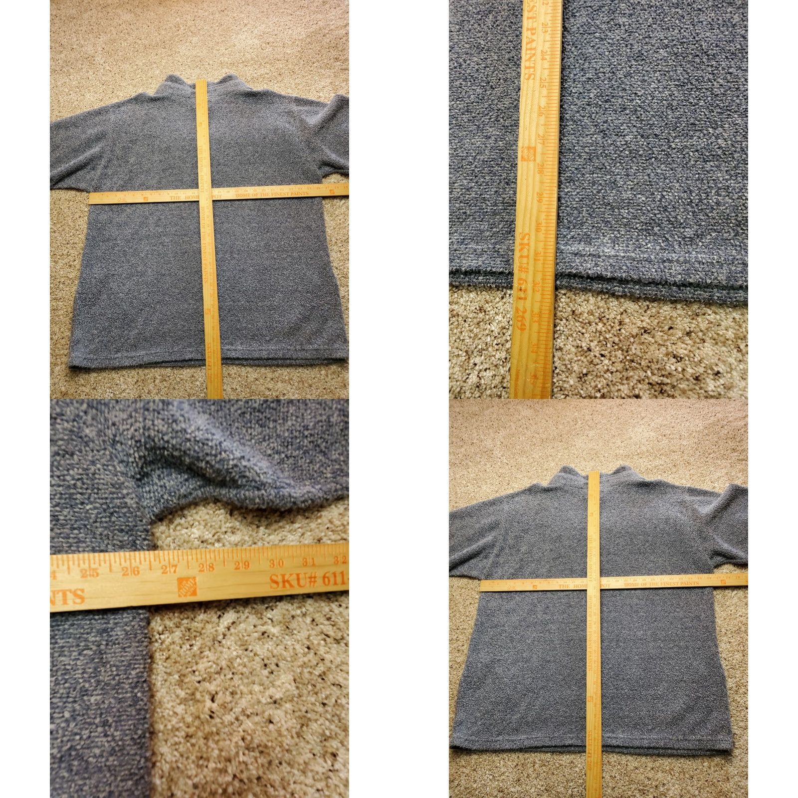 Vintage VINTAGE Over Wear Sweatshirt Adult XL Gray USA Made 90s Pullover Mock Neck Long Sleeve Heavyweight Fleece Cotton Blend Embroidered Logo Mens USA 90s Size US XL / EU 56 / 4 - 8 Thumbnail