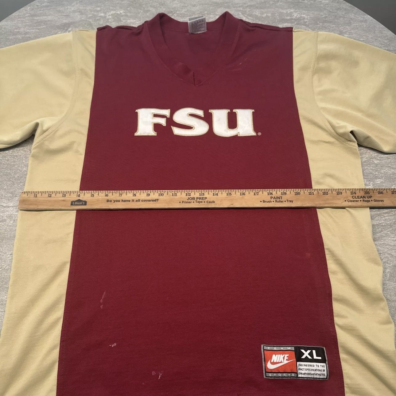 Nike × Vintage Vintage Nike Florida State Seminoles Warm Up Shooting Shirt Size US XL / EU 56 / 4 - 9 Thumbnail