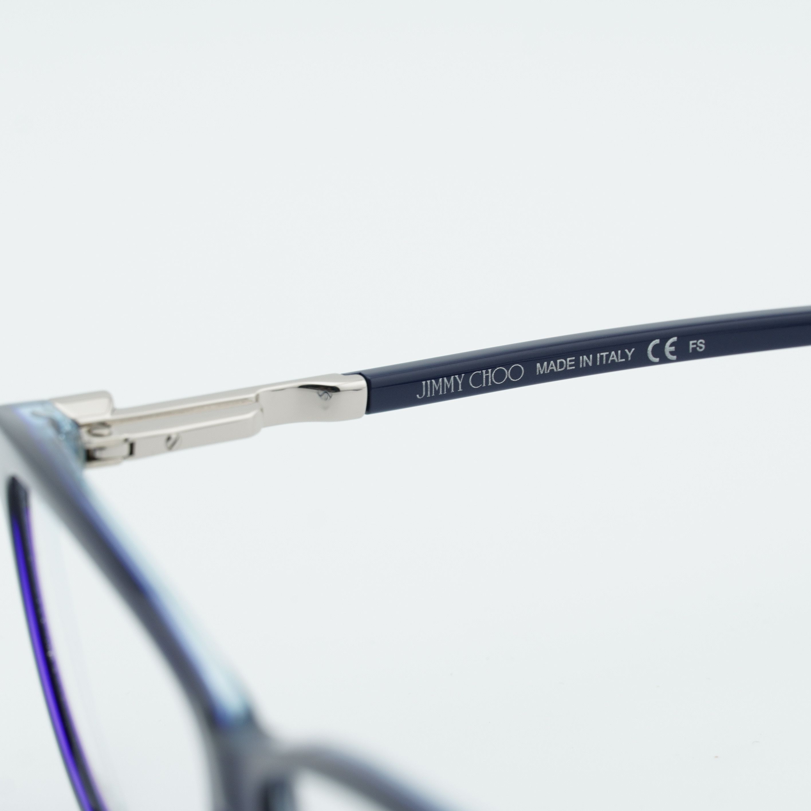 Jimmy Choo Jimmy Choo JC273 0JOO 00 Eyeglasses Blue Glitter 53mm Size ONE SIZE - 5 Thumbnail