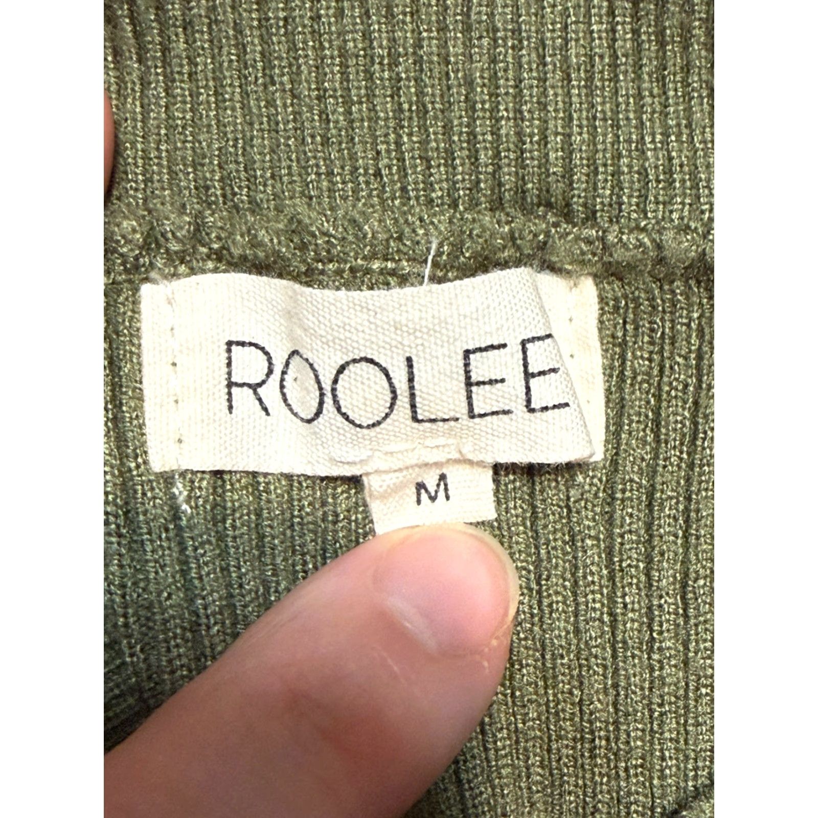 Vintage ROOLEE Shirt, Women's Medium, Green, Puffed Short Sleeve Shirt, T-Shirt, Regular, Casual, Womens Size M / US 6-8 / IT 42-44 - 5 Thumbnail