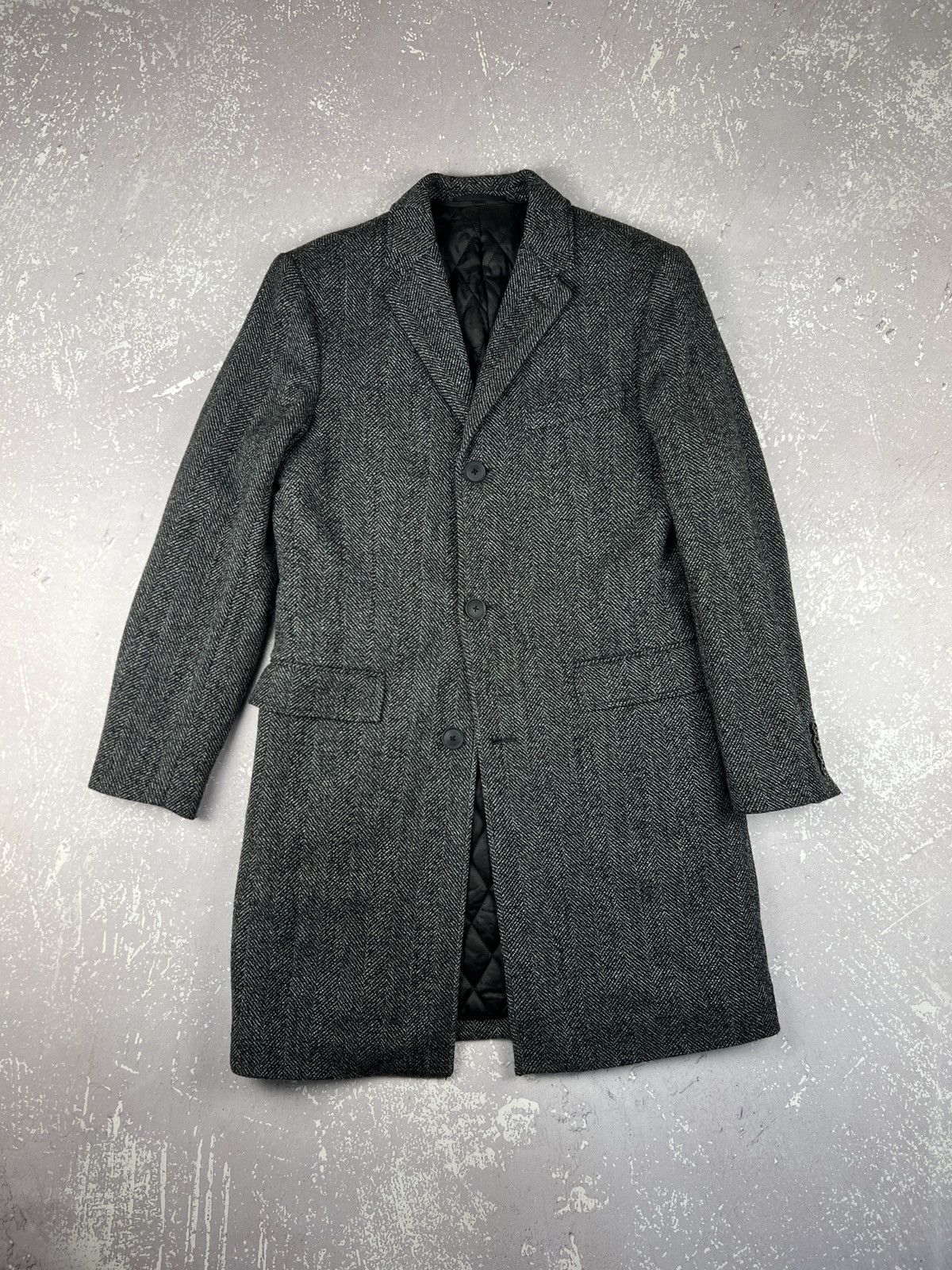 J.Crew J.Crew Ludlow Primaloft Eco Insulated Wool Coat Harringbone Size US M / EU 48-50 / 2 - 1 Thumbnail