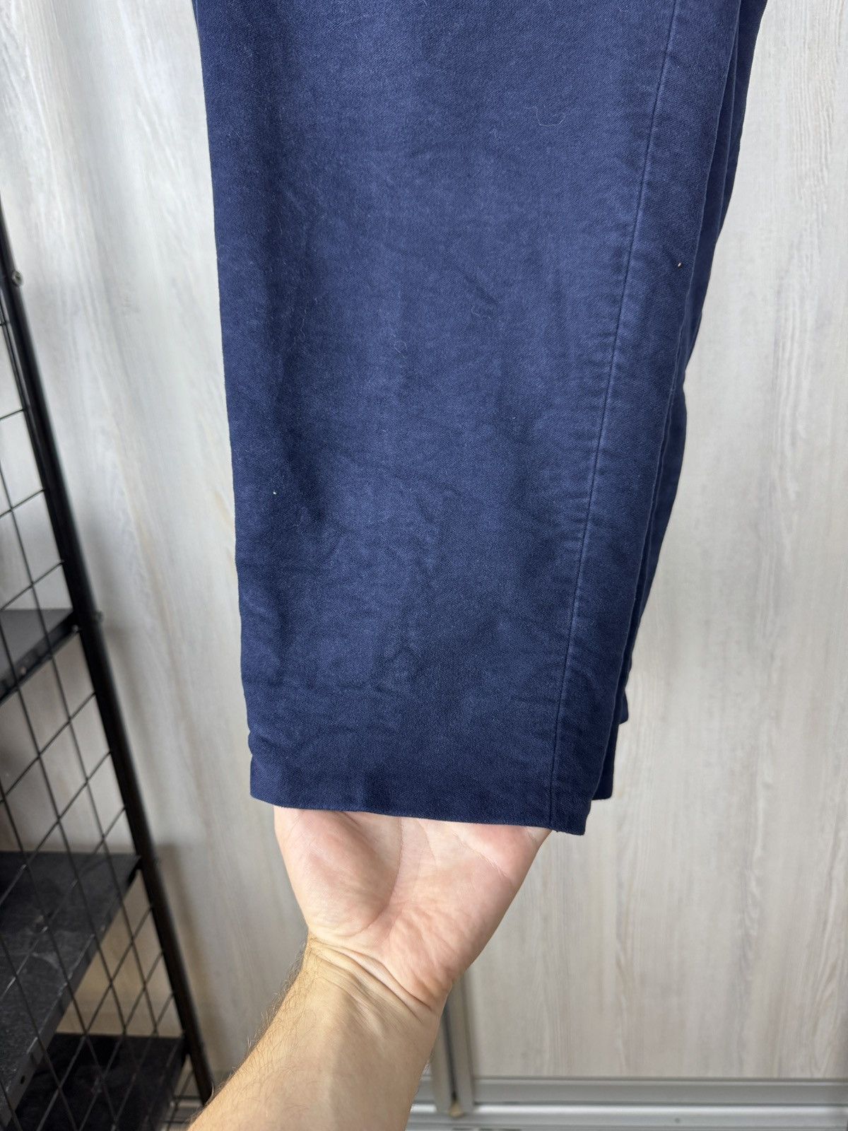 Romeo Gigli Romeo Gigli 3 pieces faded blue velour cotton suit size 50 Size 40R - 21 Thumbnail