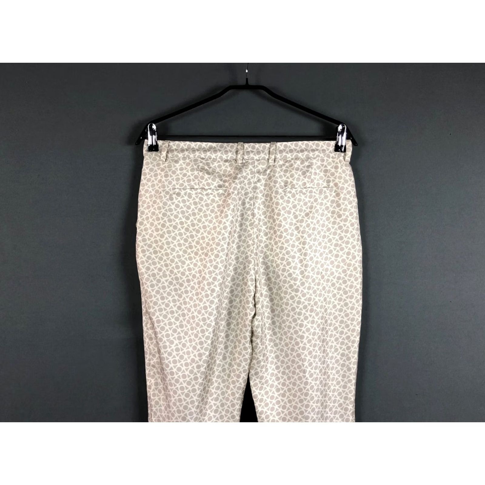 Fabiana Filippi Fabiana Filippi Women Silk Pants White Printed Size S Size 28" / US 6 / IT 42 - 4 Thumbnail