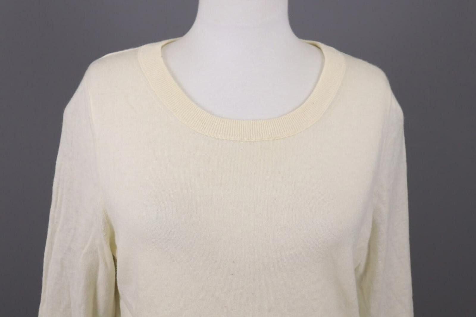 J.Crew J. Crew Beige Merino Wool Knit Pullover Sweater Size L Size L / US 10 / IT 46 - 5 Thumbnail