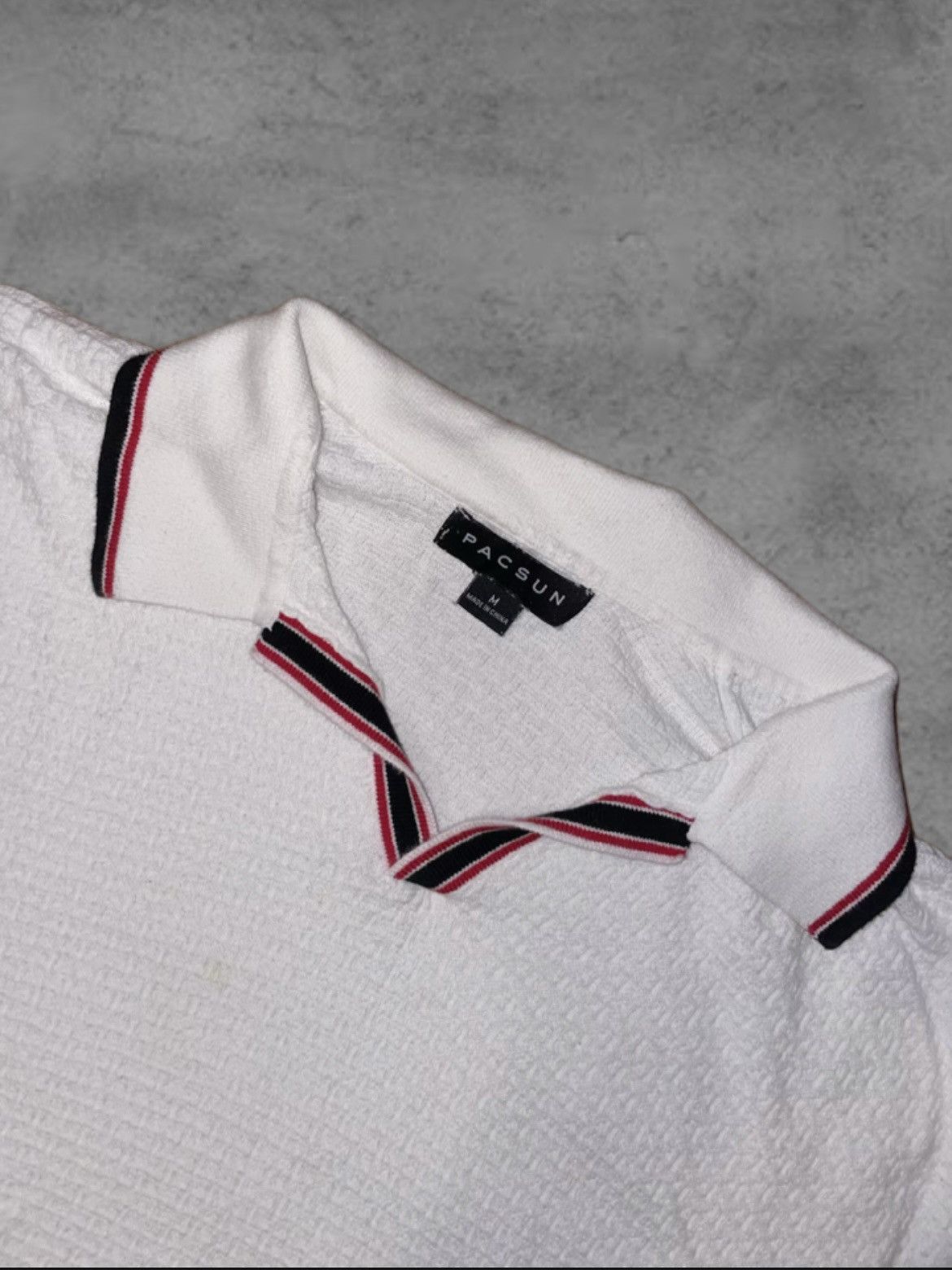 Pacsun White Pacsun Polo Tee Size US M / EU 48-50 / 2 - 2 Thumbnail