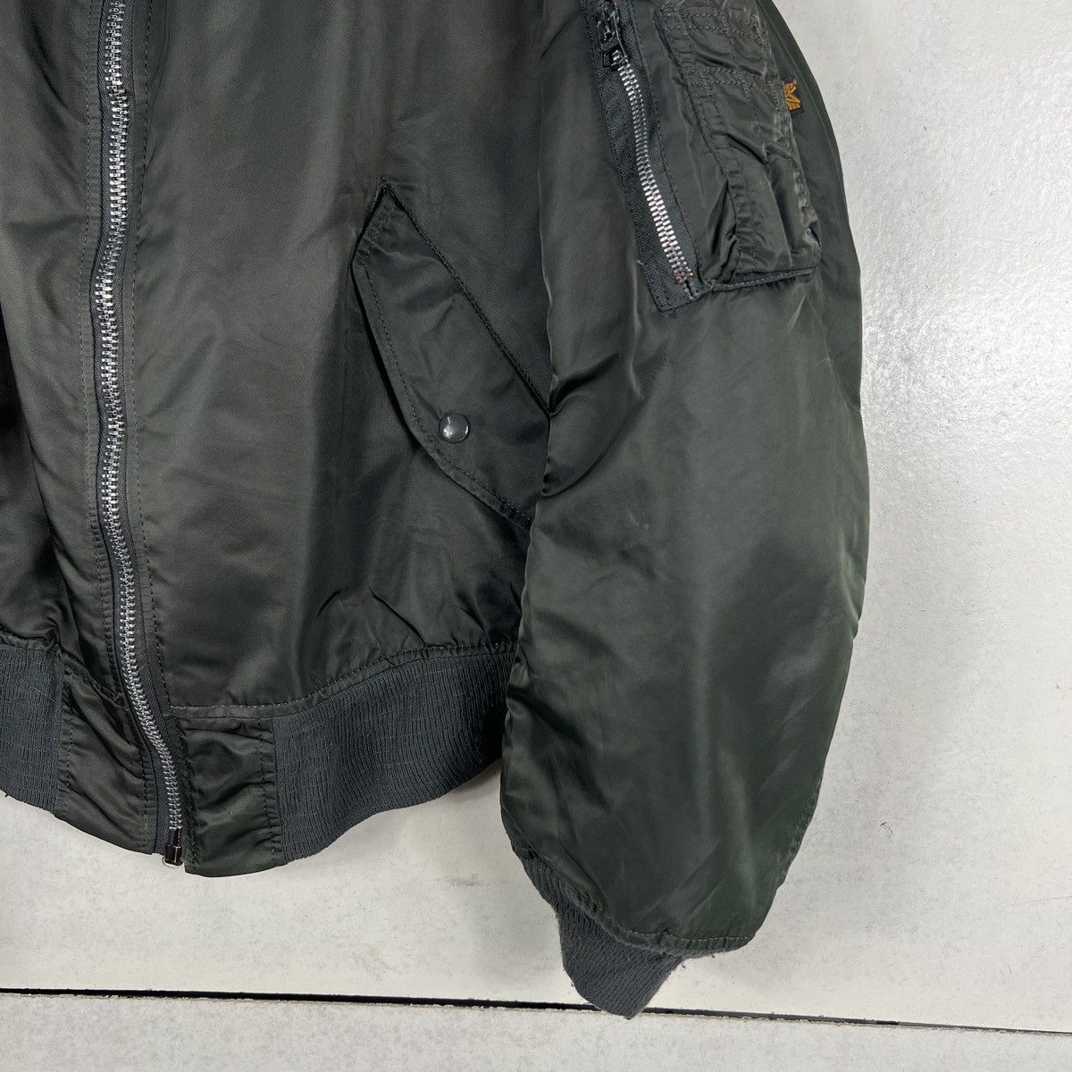 Alpha Industries 🔥 VINTAGE RIOT ALPHA MA 1 REVERSIBLE BOMBER JACKET Size US L / EU 52-54 / 3 - 9 Thumbnail