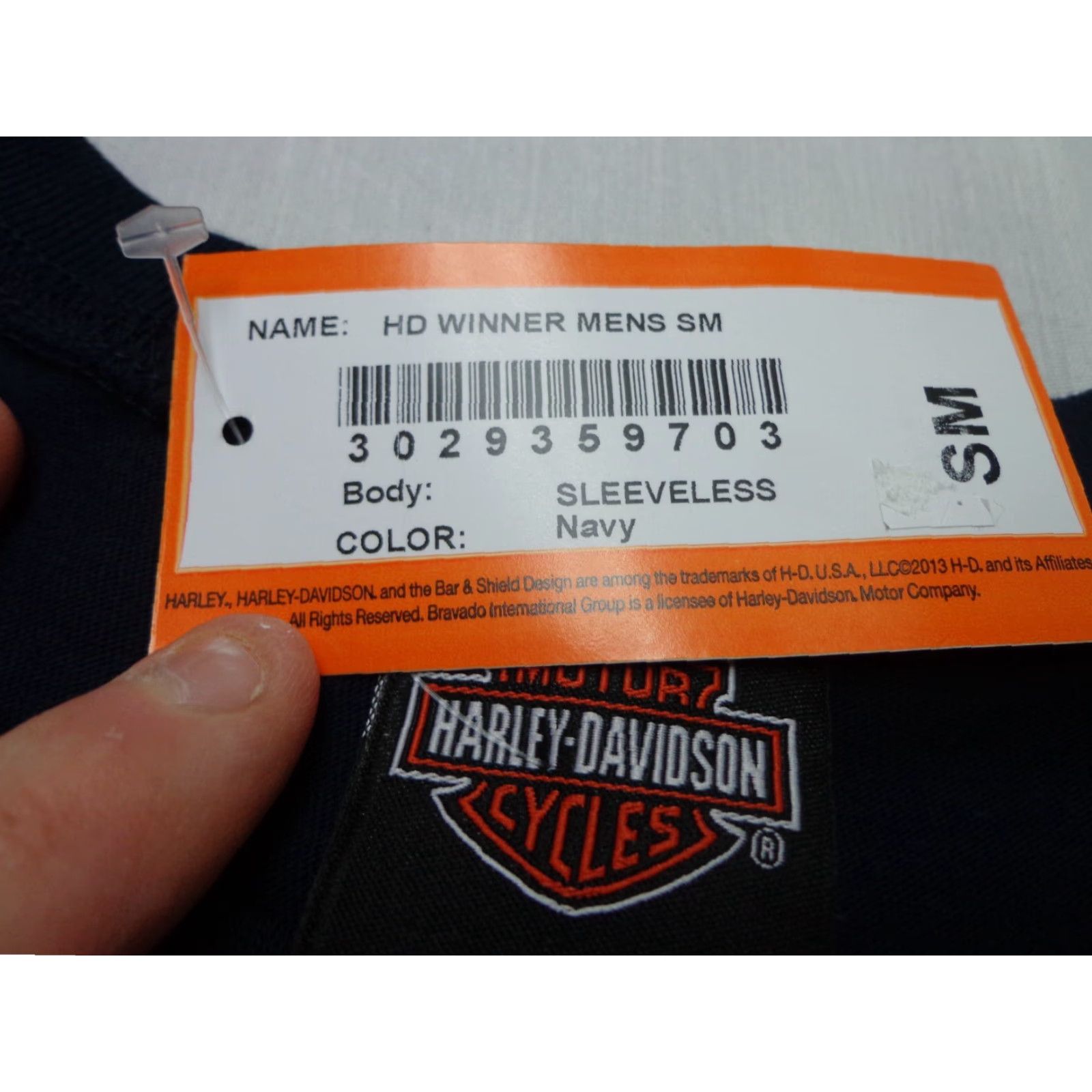 Harley Davidson Harley Davidson Tank Top Smoky Mountains Blue Sleeveless Shirt Small Mens Size US S / EU 44-46 / 1 - 4 Thumbnail