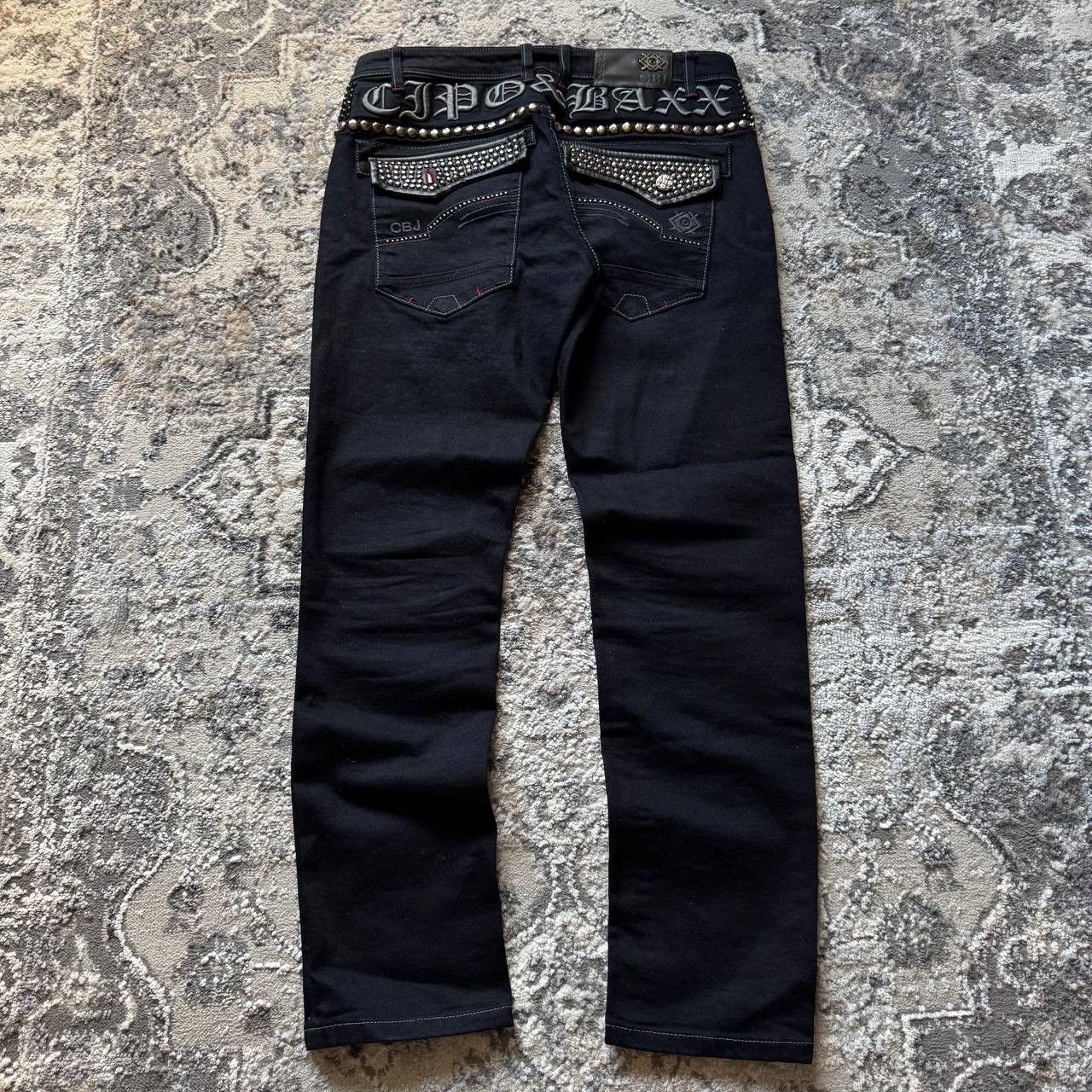 Affliction Affliction Cipo & Baxx Pinned Goth Punk Alternative Jeans Size US 34 / EU 50 - 3 Thumbnail