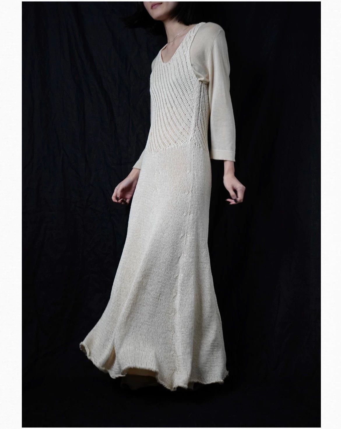 Yohji Yamamoto Yohji Yamamoto Y'S 1991ss Cotton Knit Vest Dress M Size M / US 6-8 / IT 42-44 - 1 Thumbnail