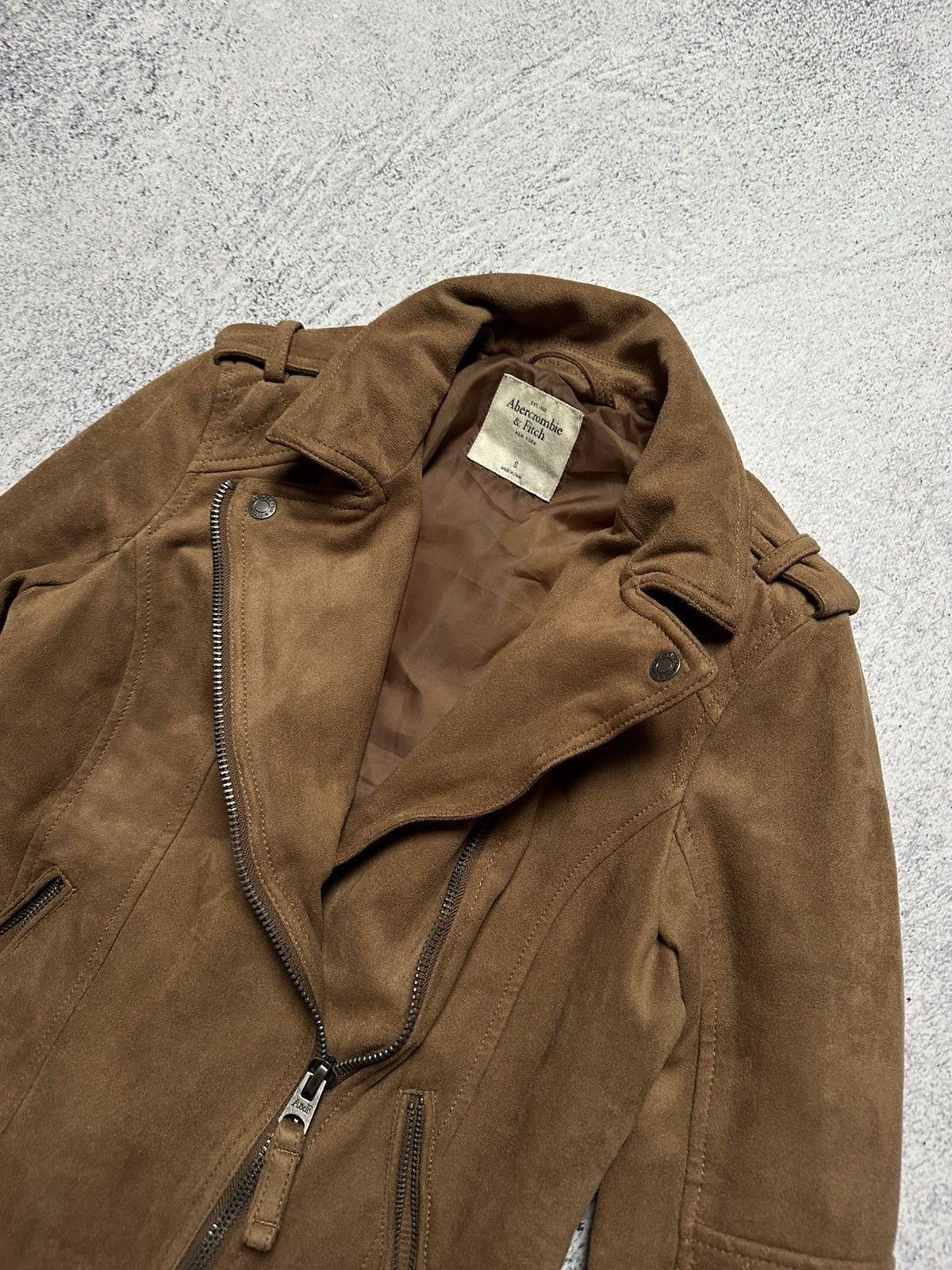 Abercrombie & Fitch Y2K Biker Jacket Style Rick Owens Opium Size S / US 4 / IT 40 - 7 Thumbnail