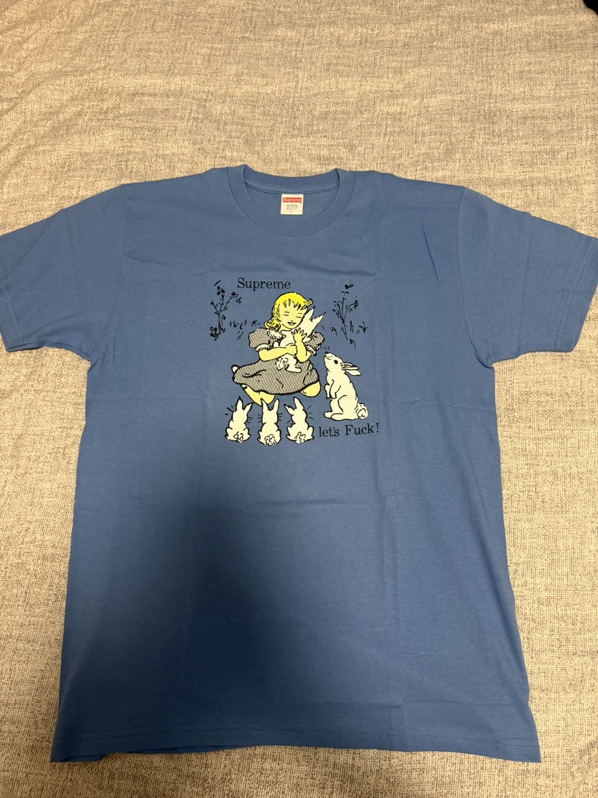 Supreme Supreme lets fuck bunny tee T-shirt new Size US L / EU 52-54 / 3 - 2 Thumbnail