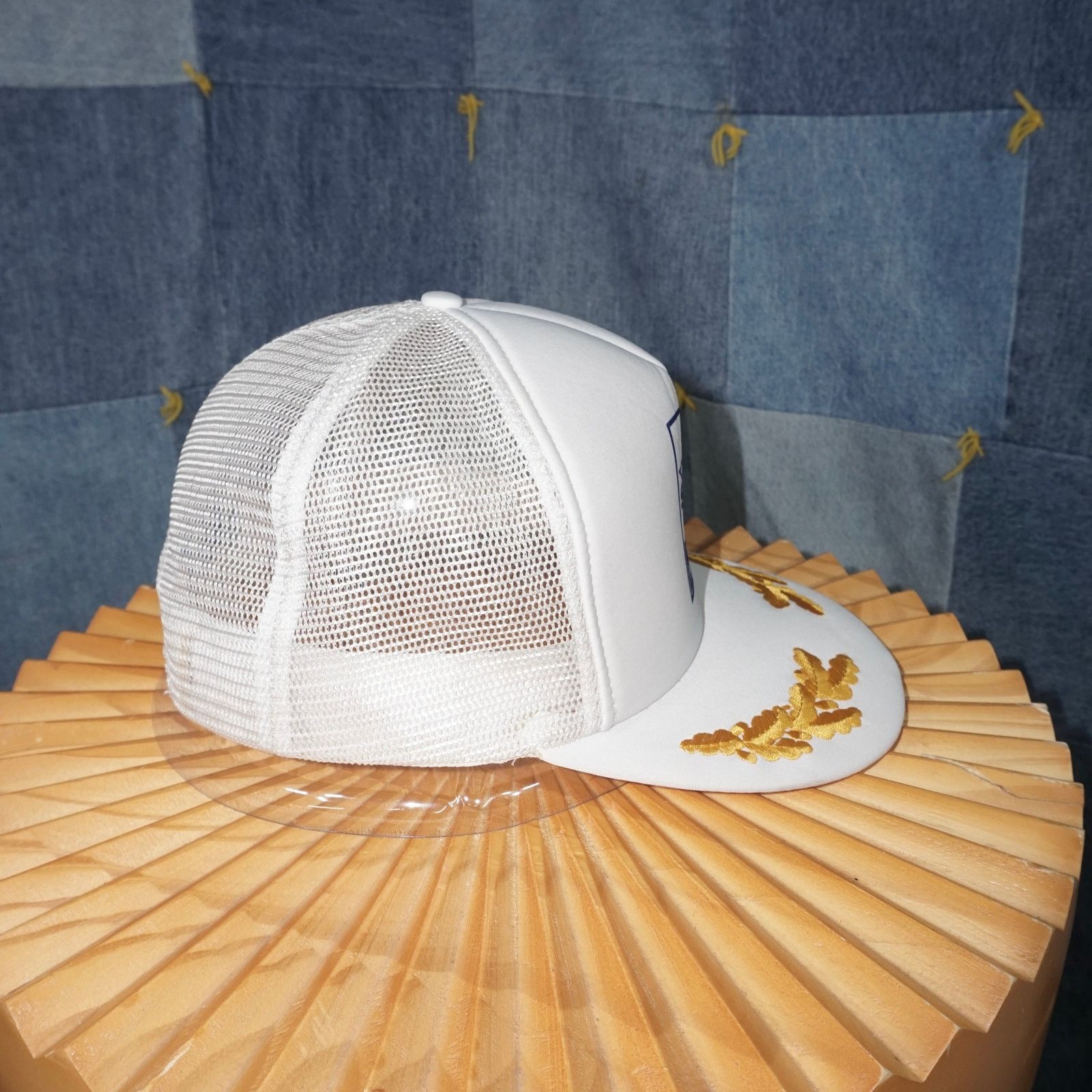 Vintage OSFA - Vintage star building products gold leaf trucker hat Size ONE SIZE - 3 Thumbnail