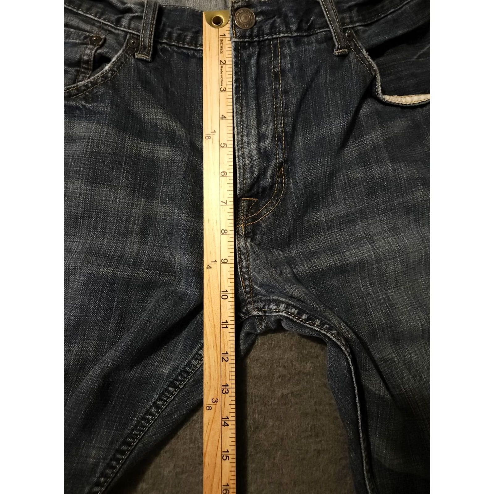 American Eagle Outfitters American Eagle Outfitters Jeans Men 36x32 Mid Rise Straight Denim Blue Cotton Pocketed Regular 29 Inseam Preppy City Mens Size US 36 / EU 52 - 4 Thumbnail