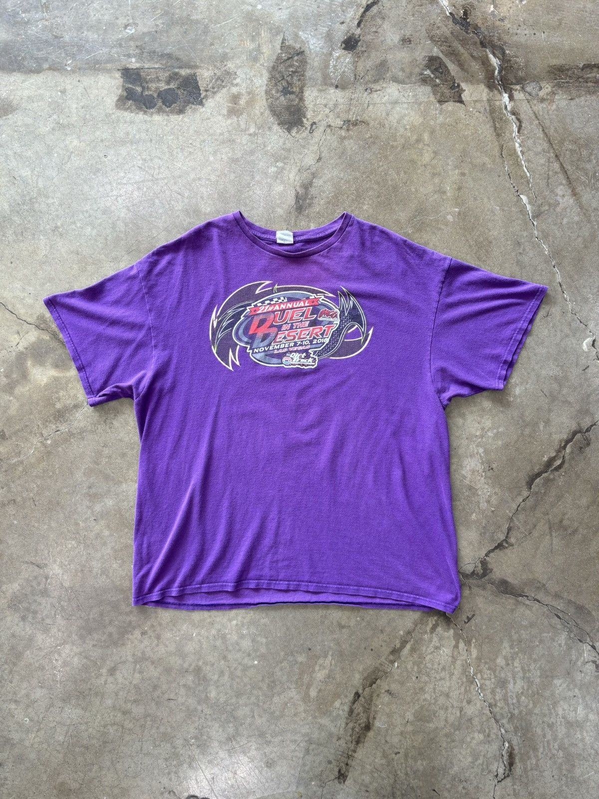 Other 2018 Duel in the Desert Las Vegas Dirt Track Racing Tee XXL Size US XXL / EU 58 / 5 - 5 Thumbnail