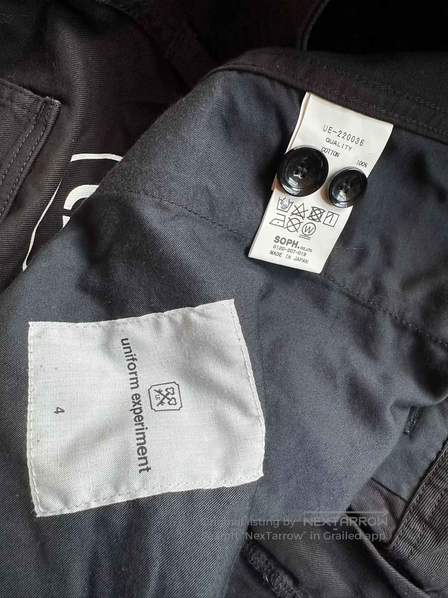 uniform experiment rick owens drawstring tapered long pants. Size US 34 / EU 50 - 5 Thumbnail