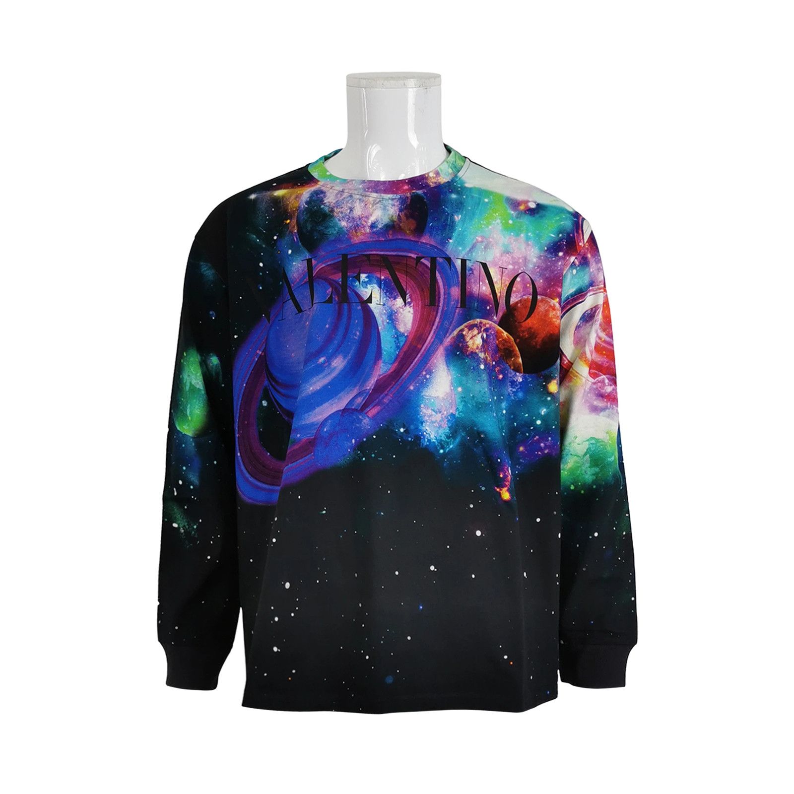 Valentino Valentino Galaxy Space Print Sweatshirt Size L Size US L / EU 52-54 / 3 - 1 Thumbnail