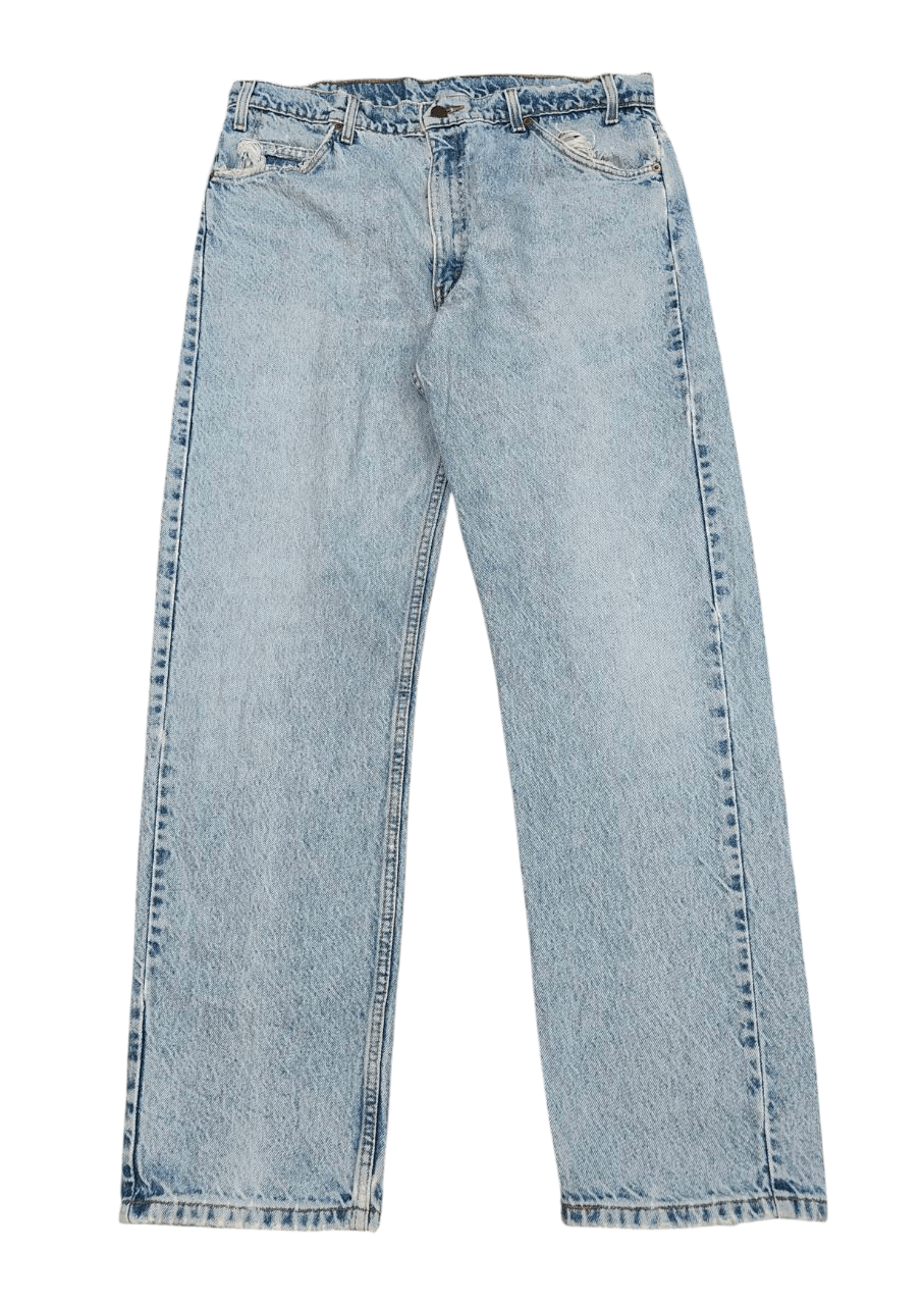 Levi's 90s VIntage Levi's 505 Orange Tab Distressed Denim Size US 36 / EU 52 - 1 Thumbnail