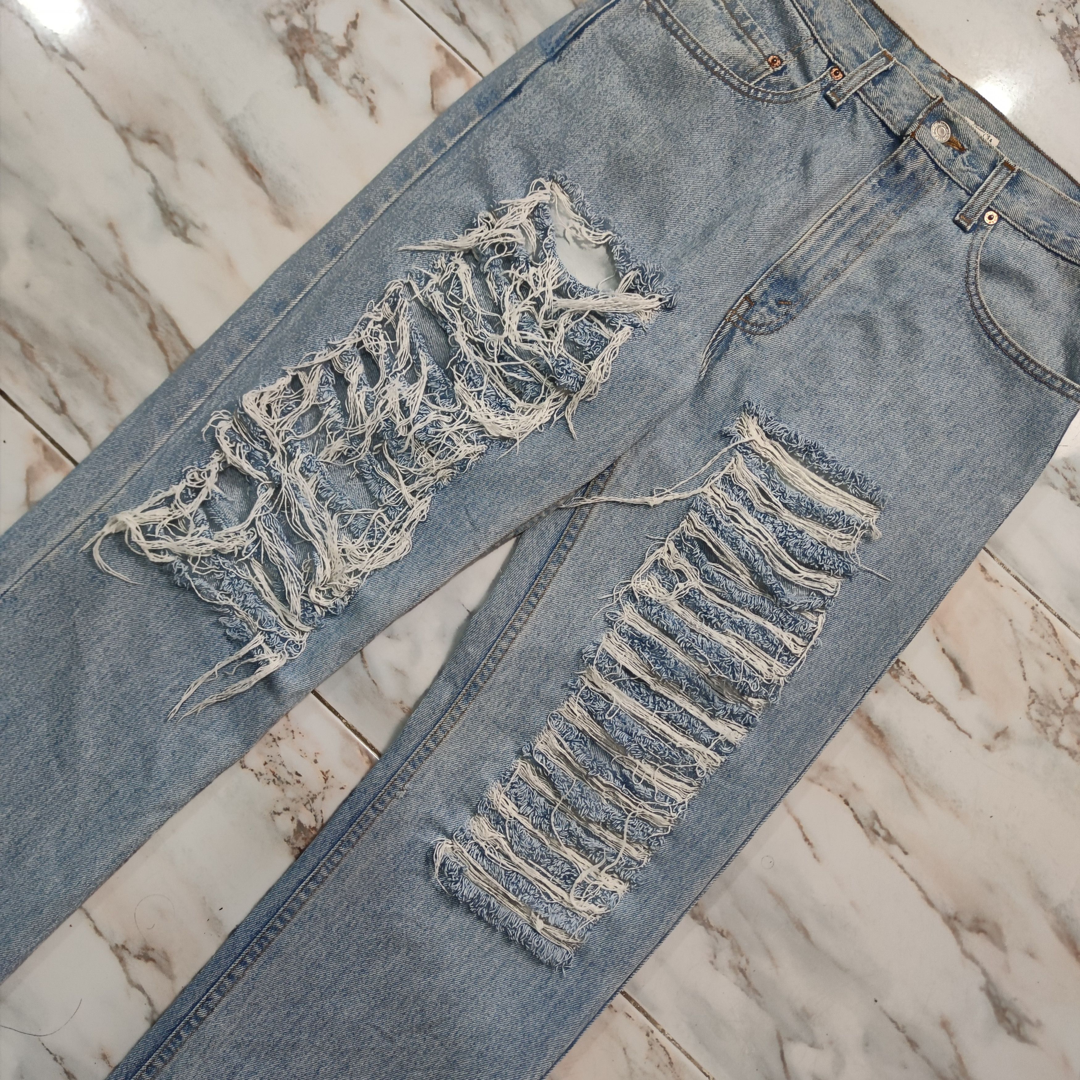 Levi's × Vintage VINTAGE LEVI'S STRAUSS & CO LOT 505 DISTRESSED JEAN W32 L34 Size US 32 / EU 48 - 6 Thumbnail