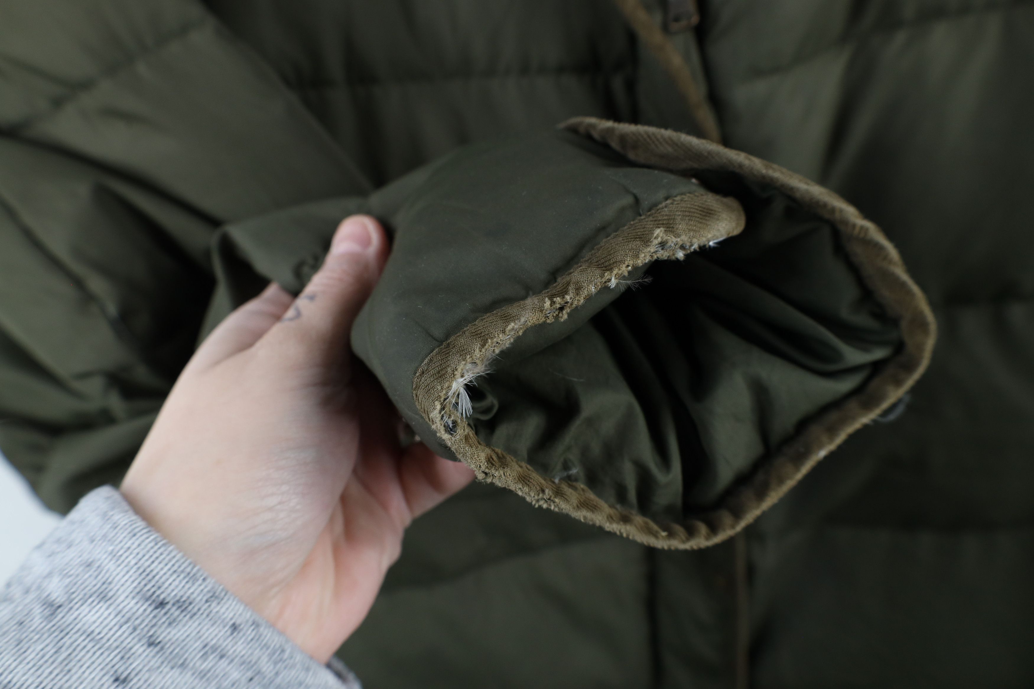 Ralph Lauren × Vintage Vintage 90s Ralph Lauren Fur Trim Down Hooded Puffer Jacket Size 3XL / US 20-22 - 7 Thumbnail