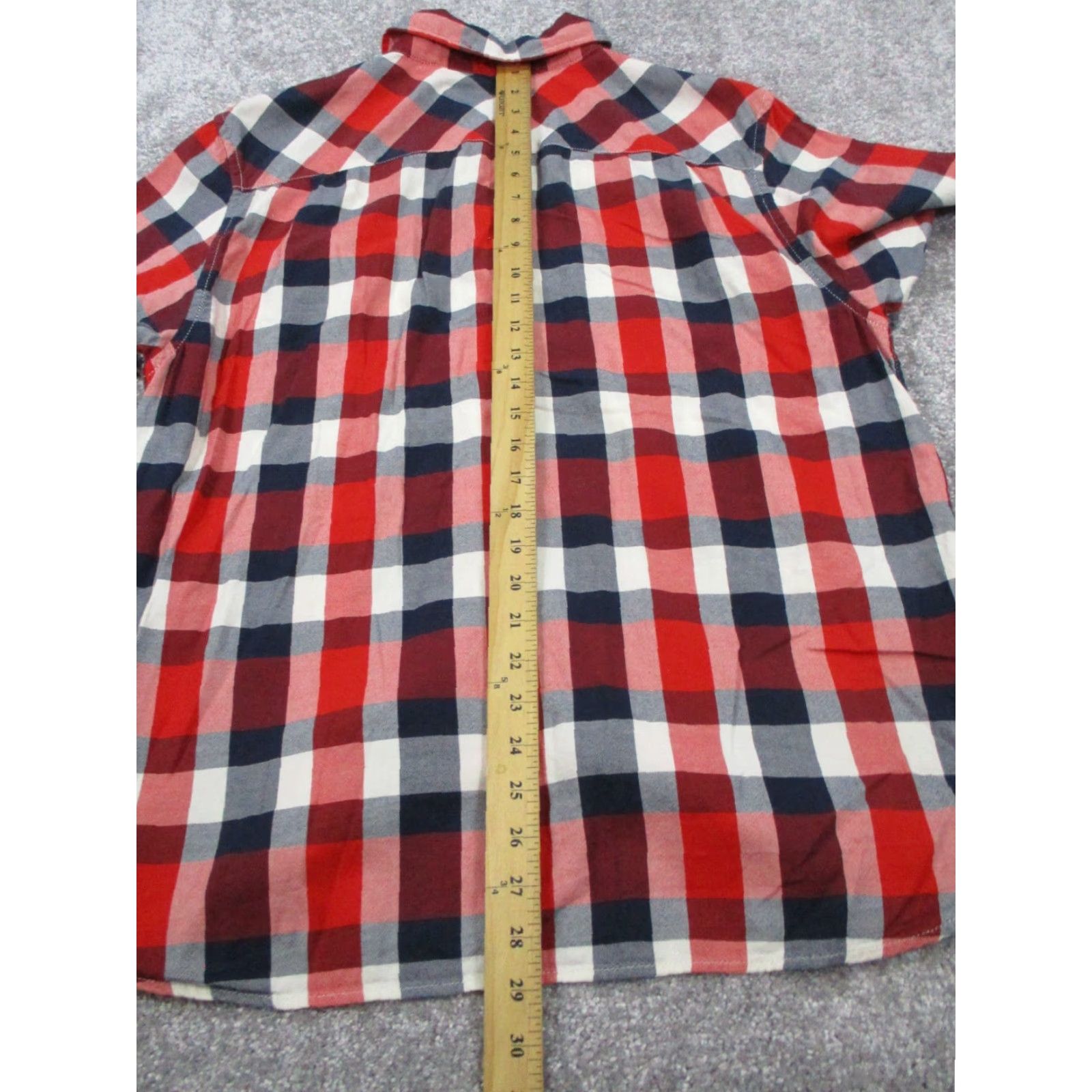 The North Face The North Face Shirt Mens Large Red Blue White Cotton Button Up Size US L / EU 52-54 / 3 - 7 Thumbnail