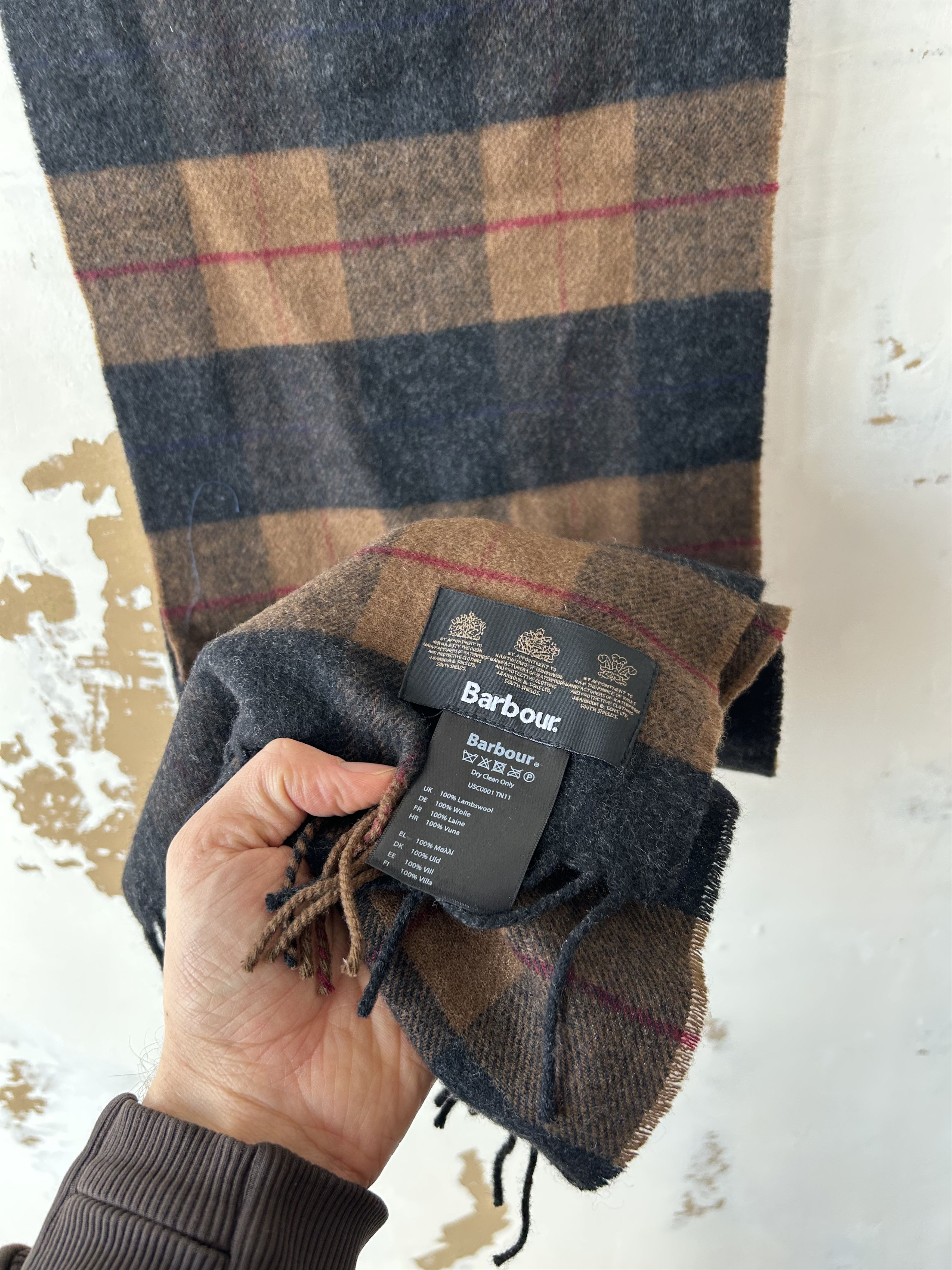 Barbour Barbour Tartan Lambswool Scarf Classic Size ONE SIZE - 3 Thumbnail