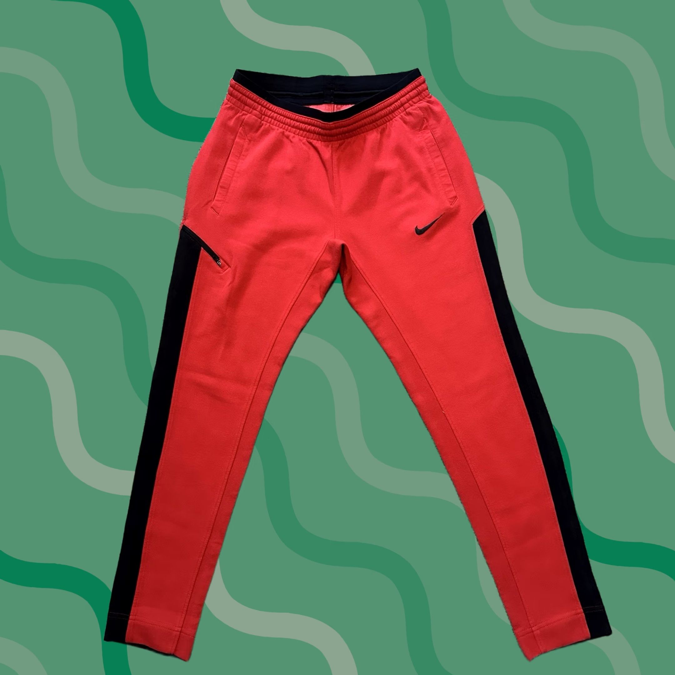 Nike Nike Basketball Pants Womens Medium Showtime Joggers Elastic Waist Red Shirt? Size 32" / US 10 / IT 46 - 1 Thumbnail