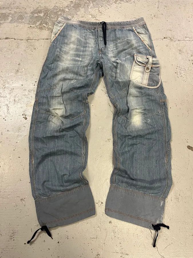 Dolce & Gabbana SS2006 Dolce & Gabbana Cargo Fluid Denim Jeans Size US 37 - 4 Thumbnail
