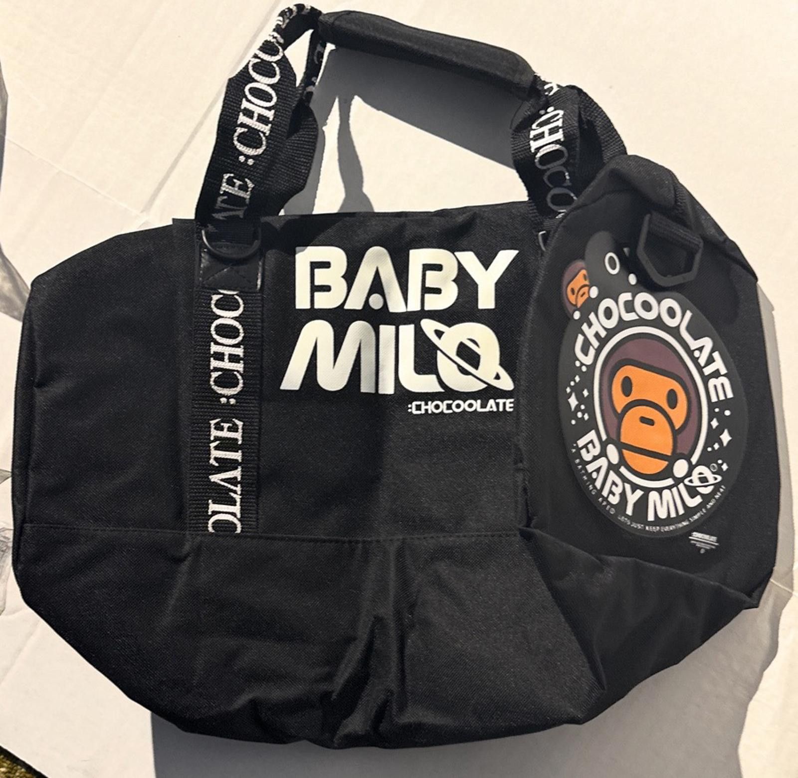 Bape BAPE x Baby Milo x Chocolate Black Duffle Bag Size ONE SIZE - 8 Thumbnail