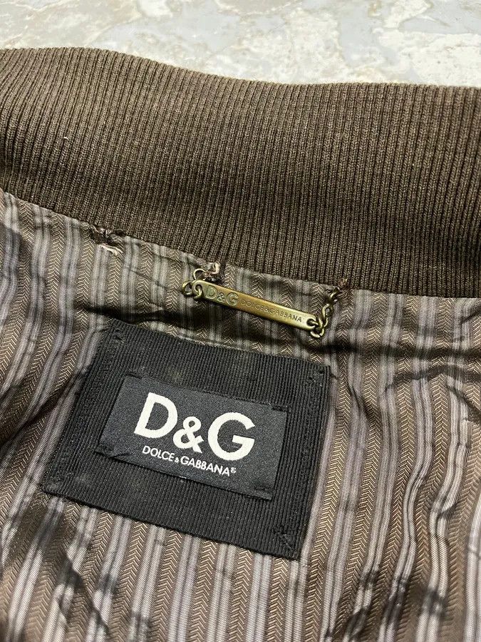 Dolce & Gabbana AW2008 Dolce & Gabbana Brown Leather Biker Jacket Size US M / EU 48-50 / 2 - 10 Thumbnail