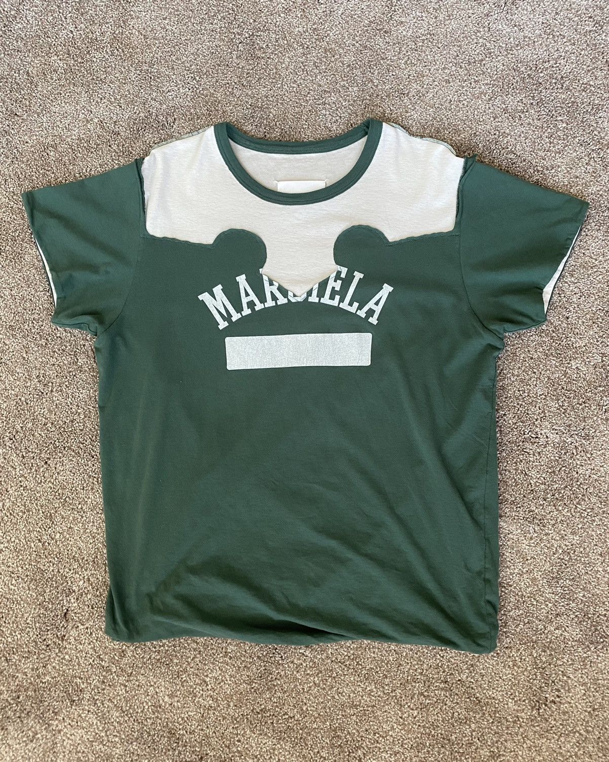 Maison Margiela Maison Margiela Green & White Décortiqué T