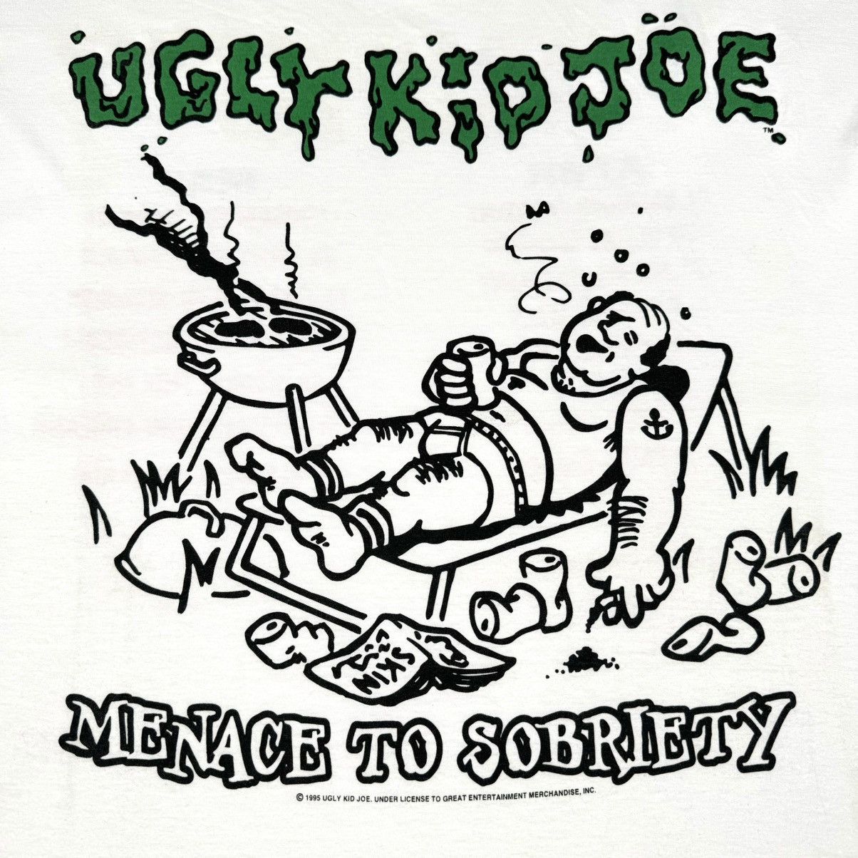 Band Tees Vintage 1995 Ugly Kid Joe ‘Menace to Sobriety’ Tour T Shirt Size US XL / EU 56 / 4 - 4 Thumbnail