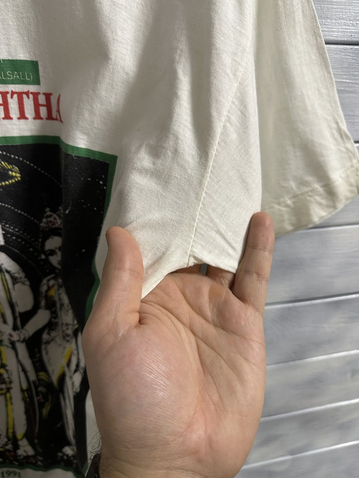 Vintage Rare Vintage T-Shirt 1991 Pran Pratishtha Mahotsav Size US M / EU 48-50 / 2 - 8 Thumbnail
