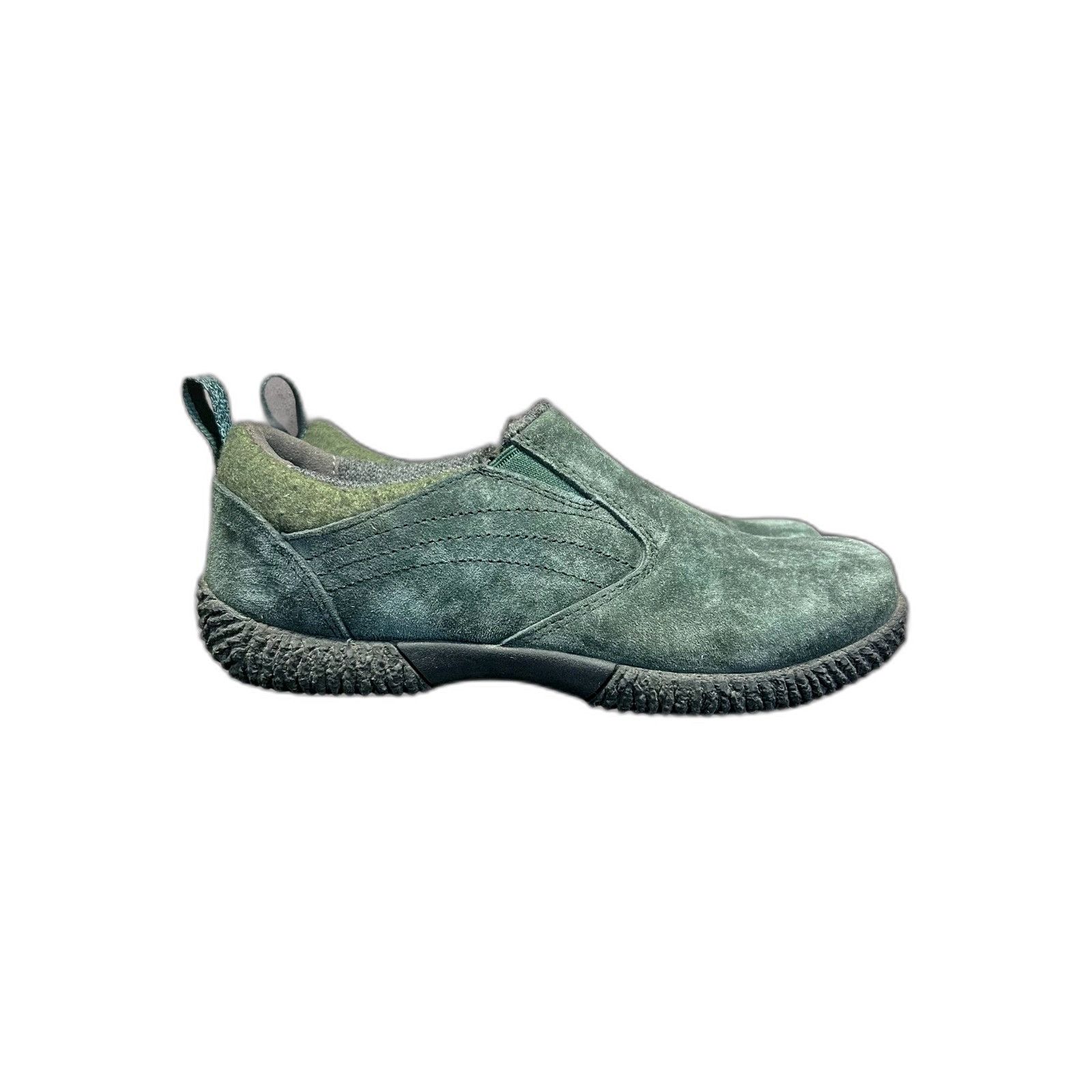 L.L. Bean LL Bean Olive Green Suede Women's Slip-on Clogs Moccasins Sh Size US 7.5 / EU 40-41 - 1 Thumbnail
