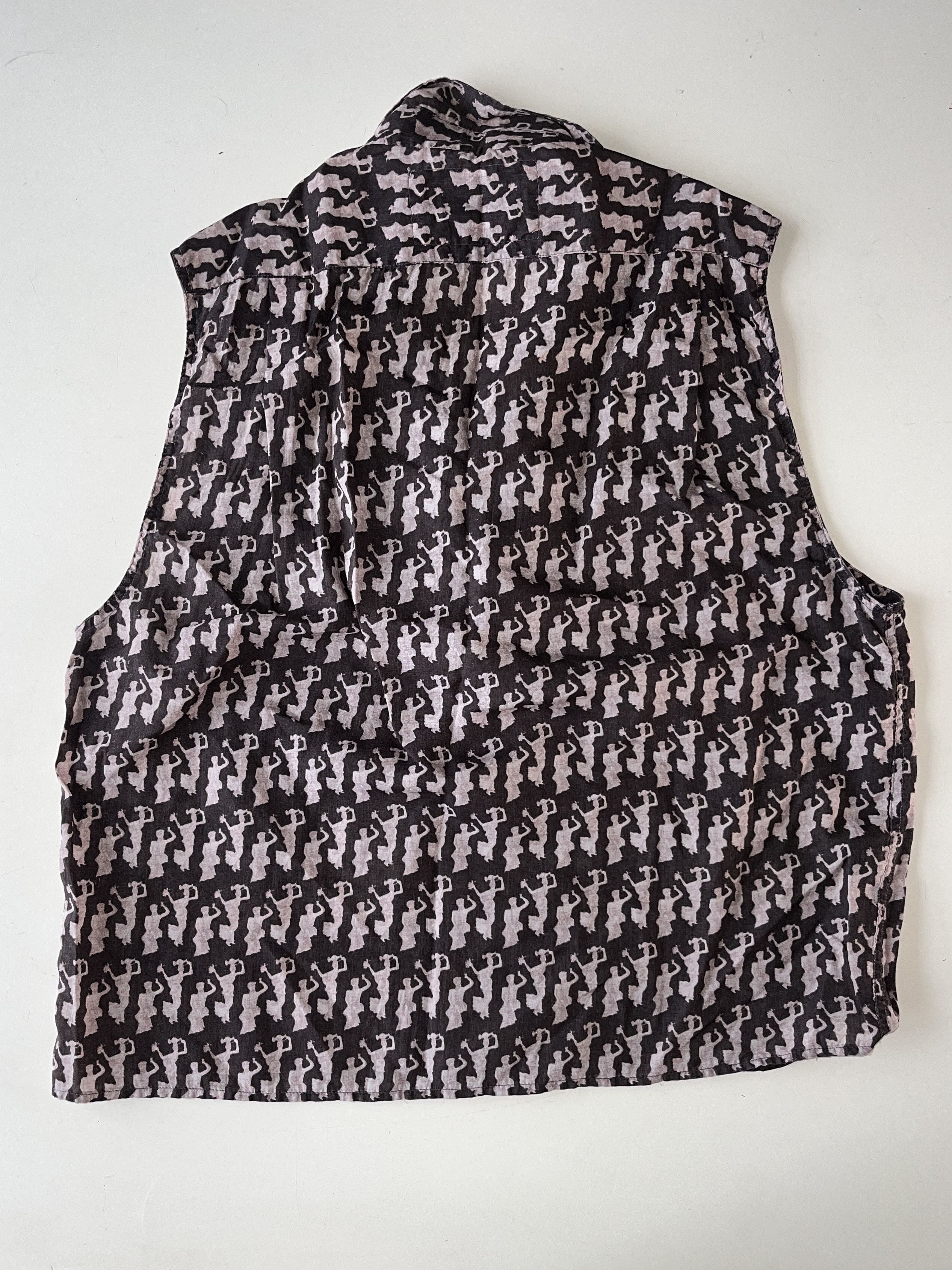 Other Extremely rare Bo-Bo Kaminsky blouse early 1980s Size M / US 6-8 / IT 42-44 - 2 Thumbnail