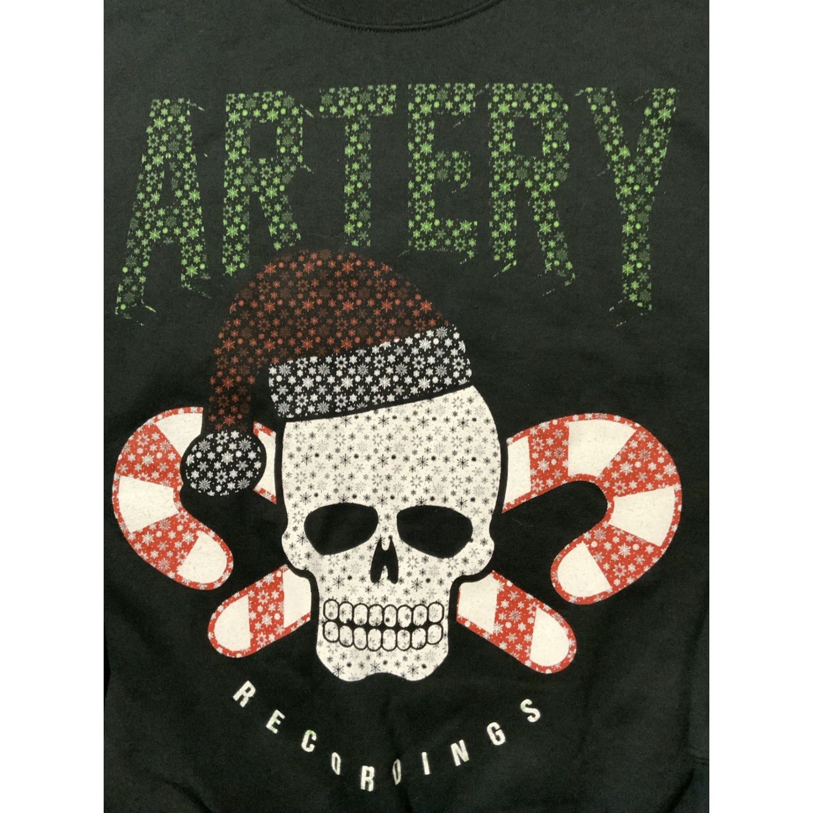 Gildan Artery Recordings Metalcore Hardcore Punk Skull Rock Band Sweatshirt L Black Mens Pullover Skull Rock Band Sweatshirt L Black Mens Size US L / EU 52-54 / 3 - 4 Thumbnail