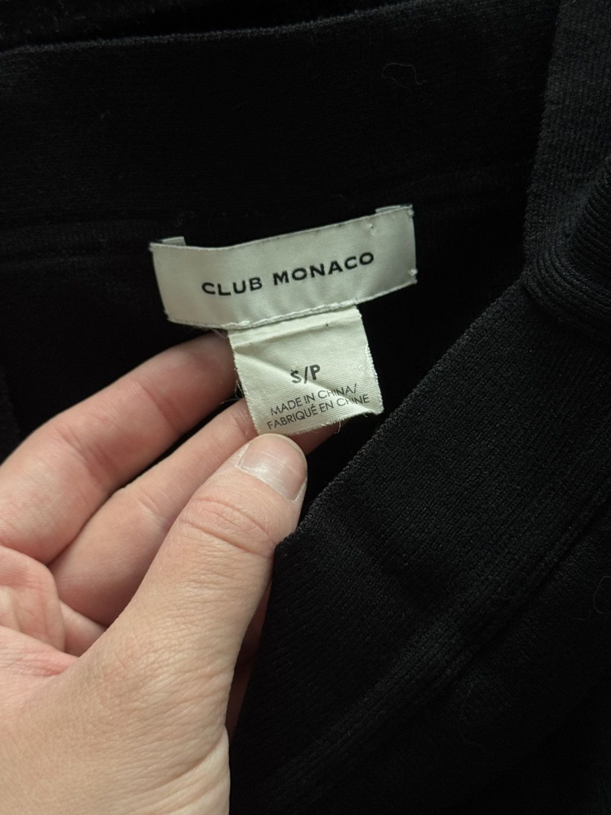 Club Monaco Club Monaco black top with white striped detail on the sides Size S / US 4 / IT 40 - 5 Thumbnail