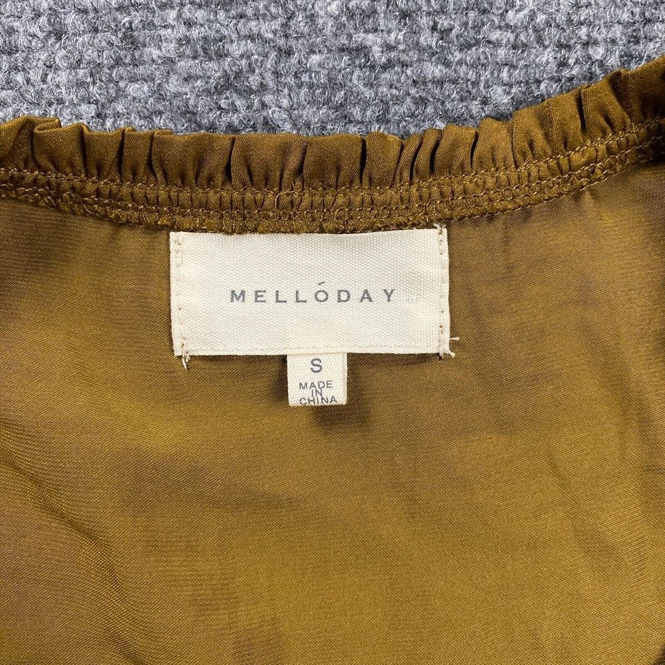 Other Melloday Top Women's Small 3/4 Sleeve Blouse V-Neck Size S / US 4 / IT 40 - 2 Thumbnail