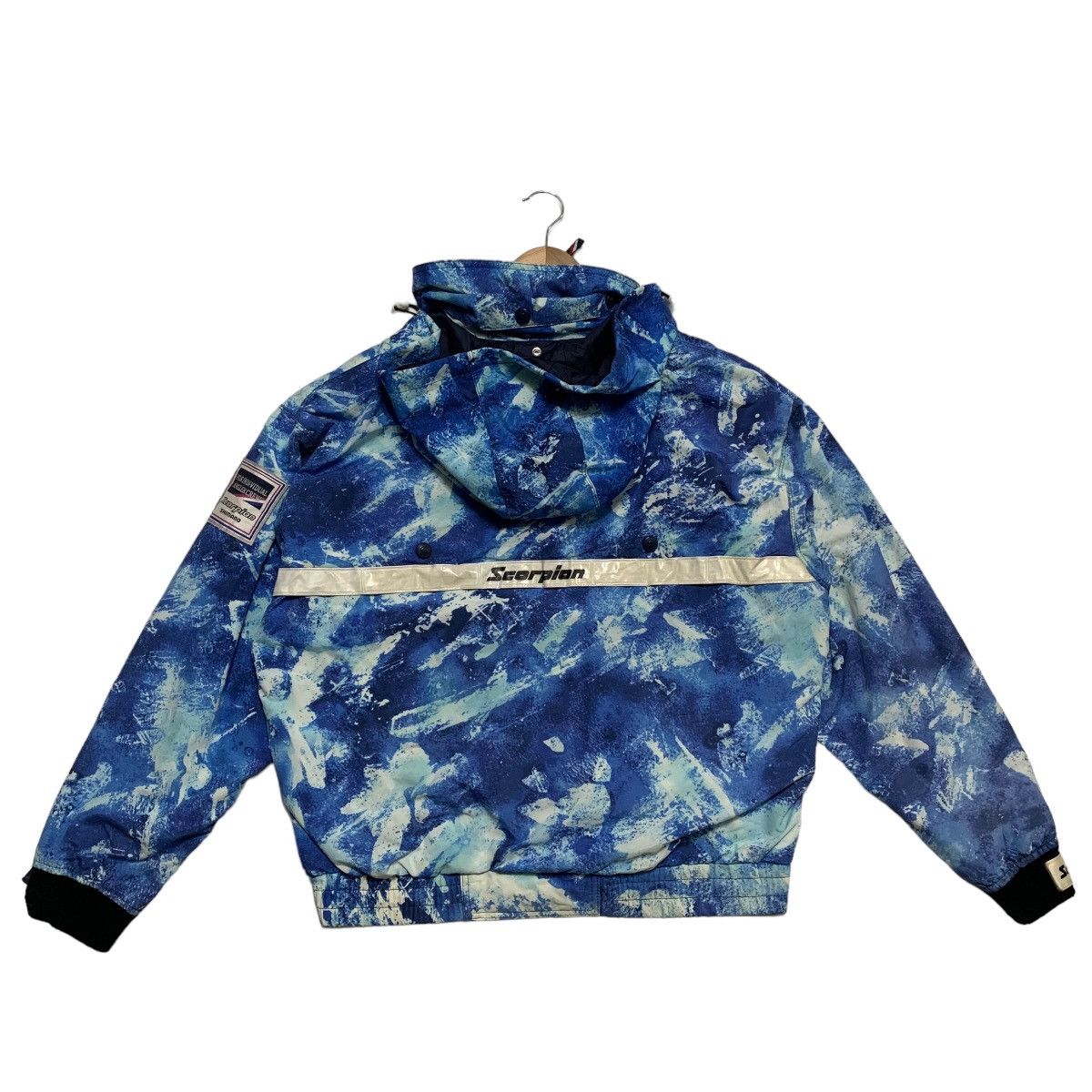 Japanese Brand Scorpion Shimano Tie Dye Skiwear Jacket Size US L / EU 52-54 / 3 - 7 Thumbnail
