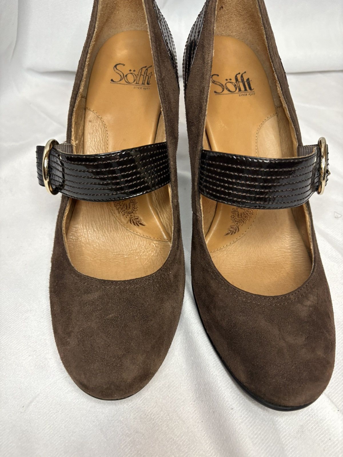 Other Sofft Mary Jane Suede Pumps Size US 9 / IT 39 - 5 Thumbnail